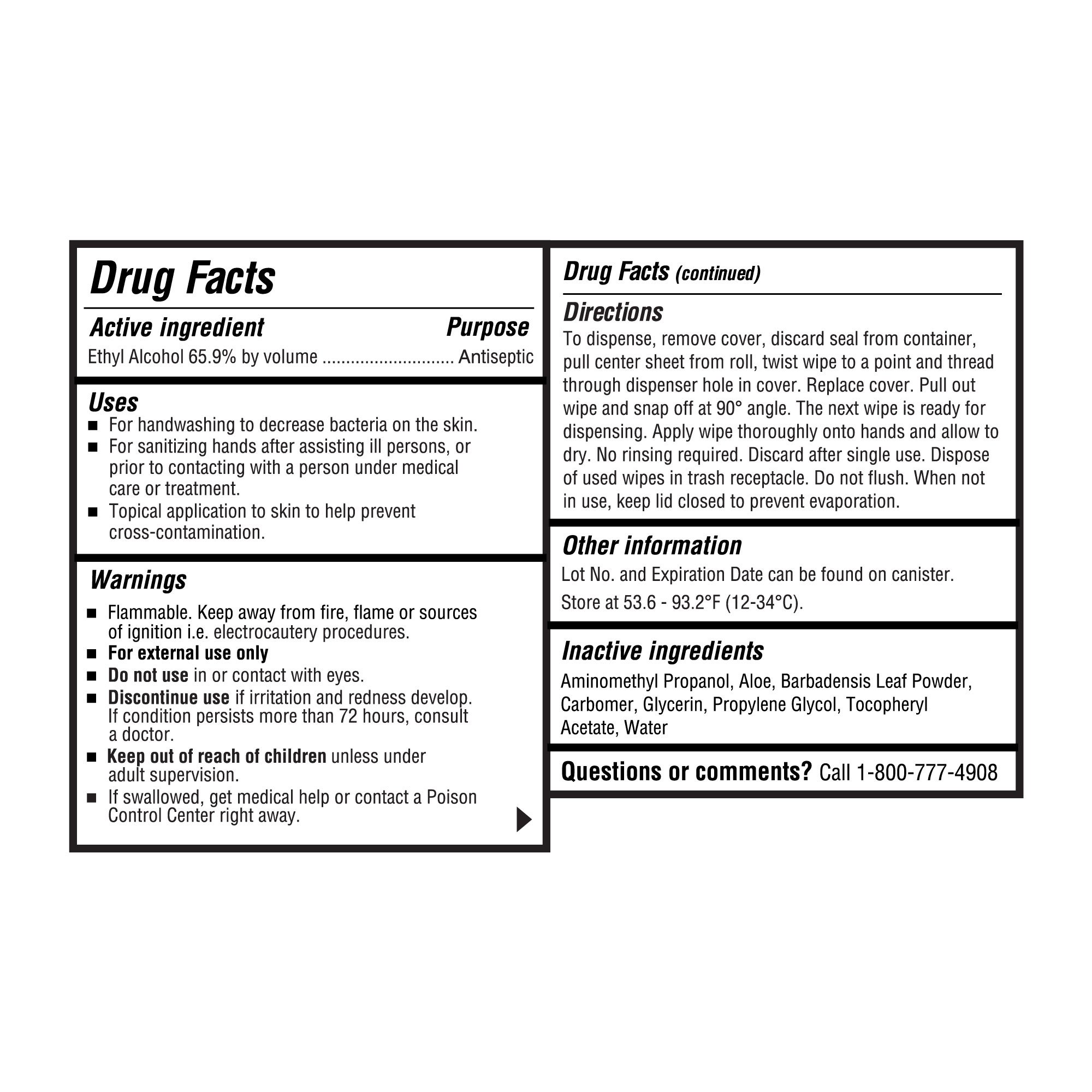 McKesson Instant Hand Sanitizing Wipes - Image 3