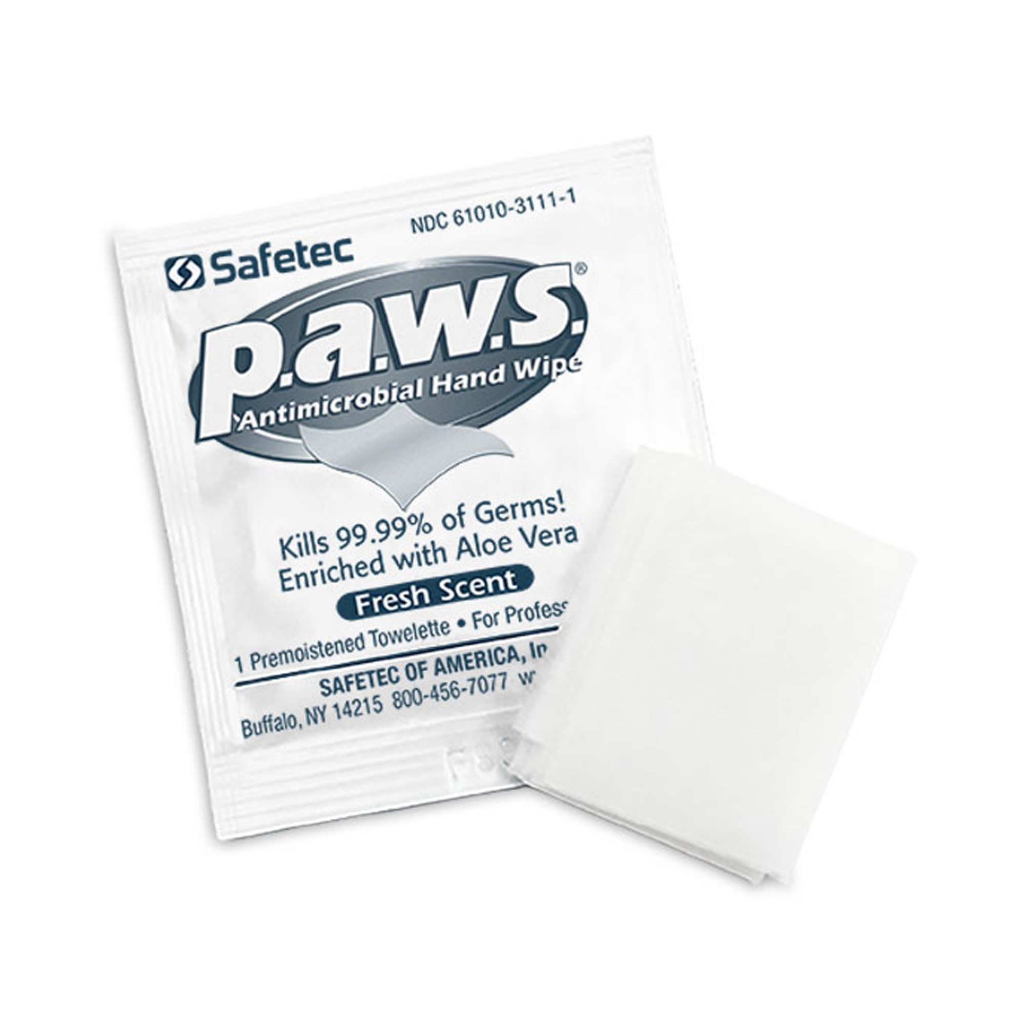 P.A.W.S. Hand Sanitizing Wipes, Individual Packets - Image 2