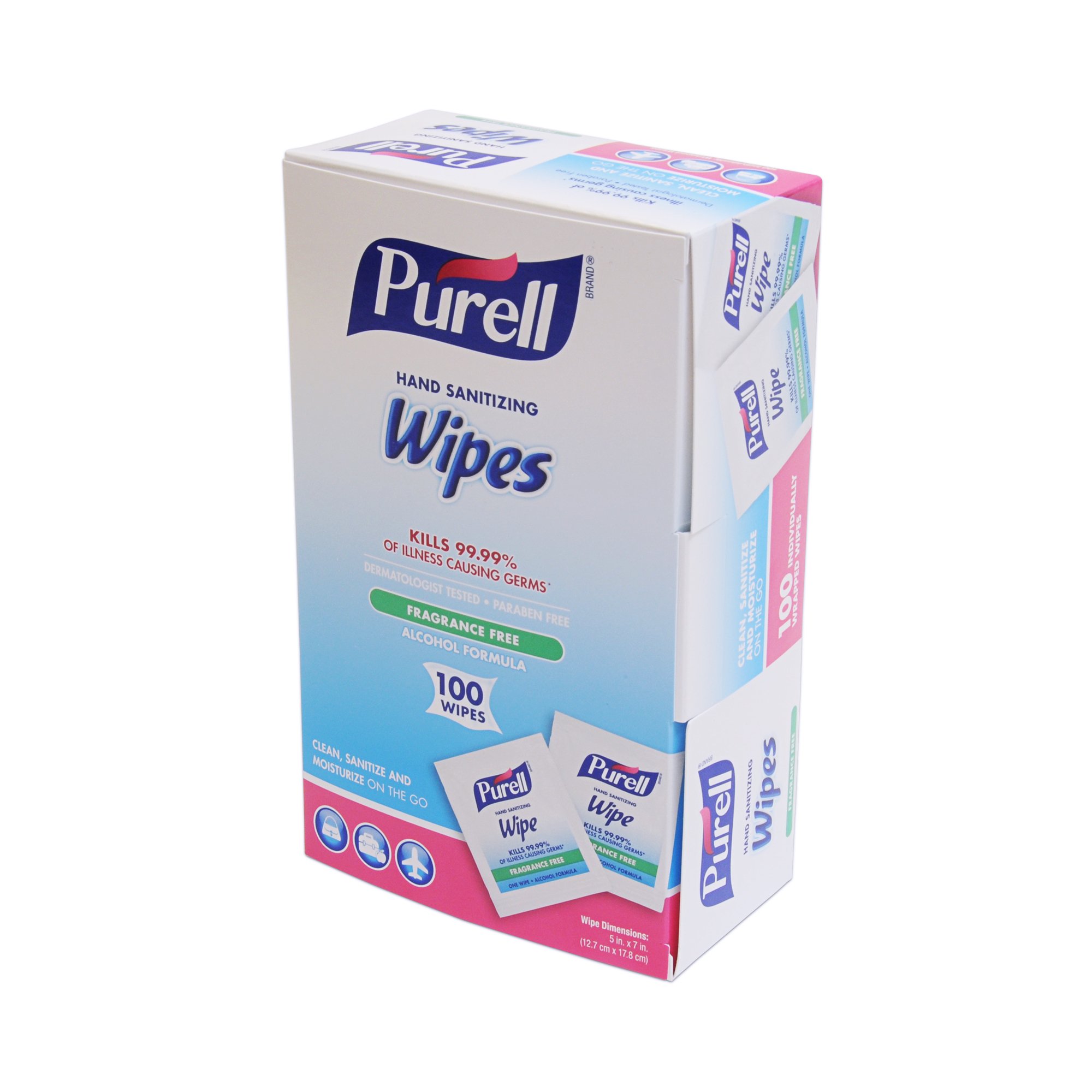 Purell® Hand Sanitizing Wipe, Ethyl Alcohol
