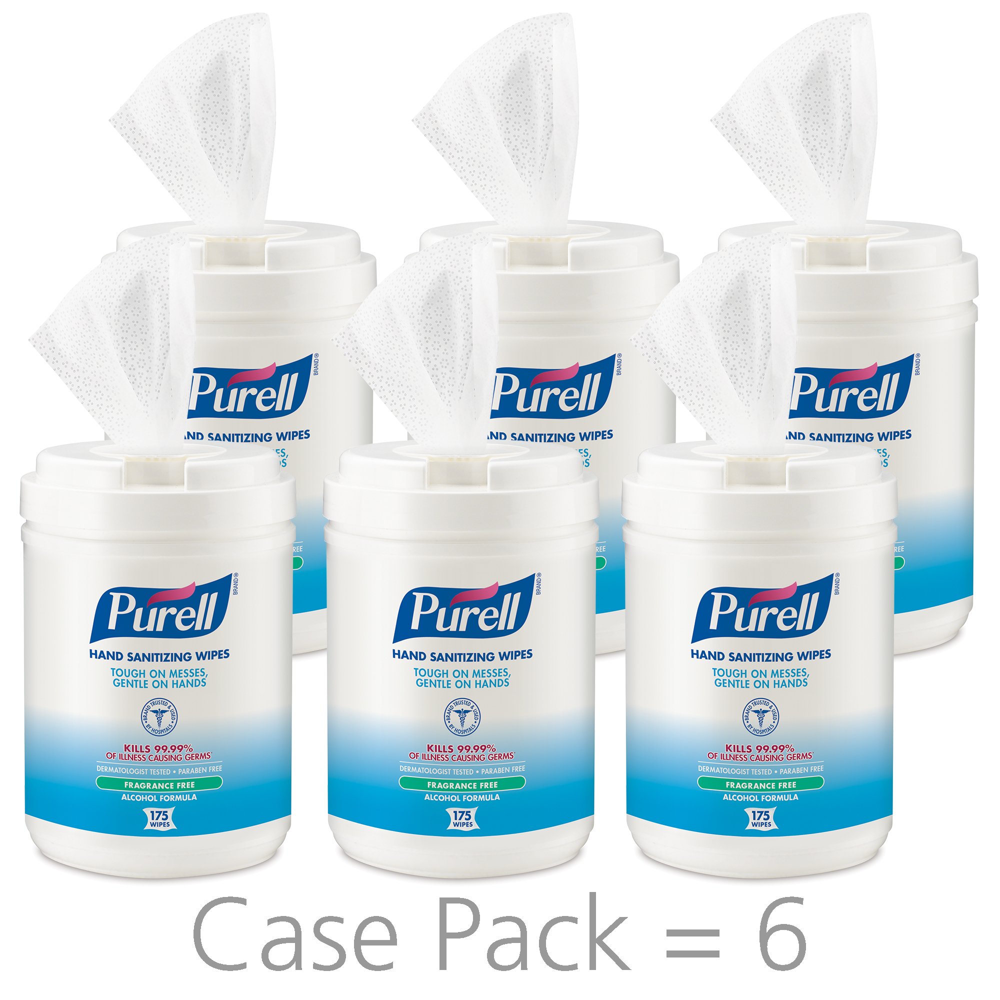 Purell® Hand Sanitizing Wipes, Ethyl Alcohol Wipe Canister - Image 3
