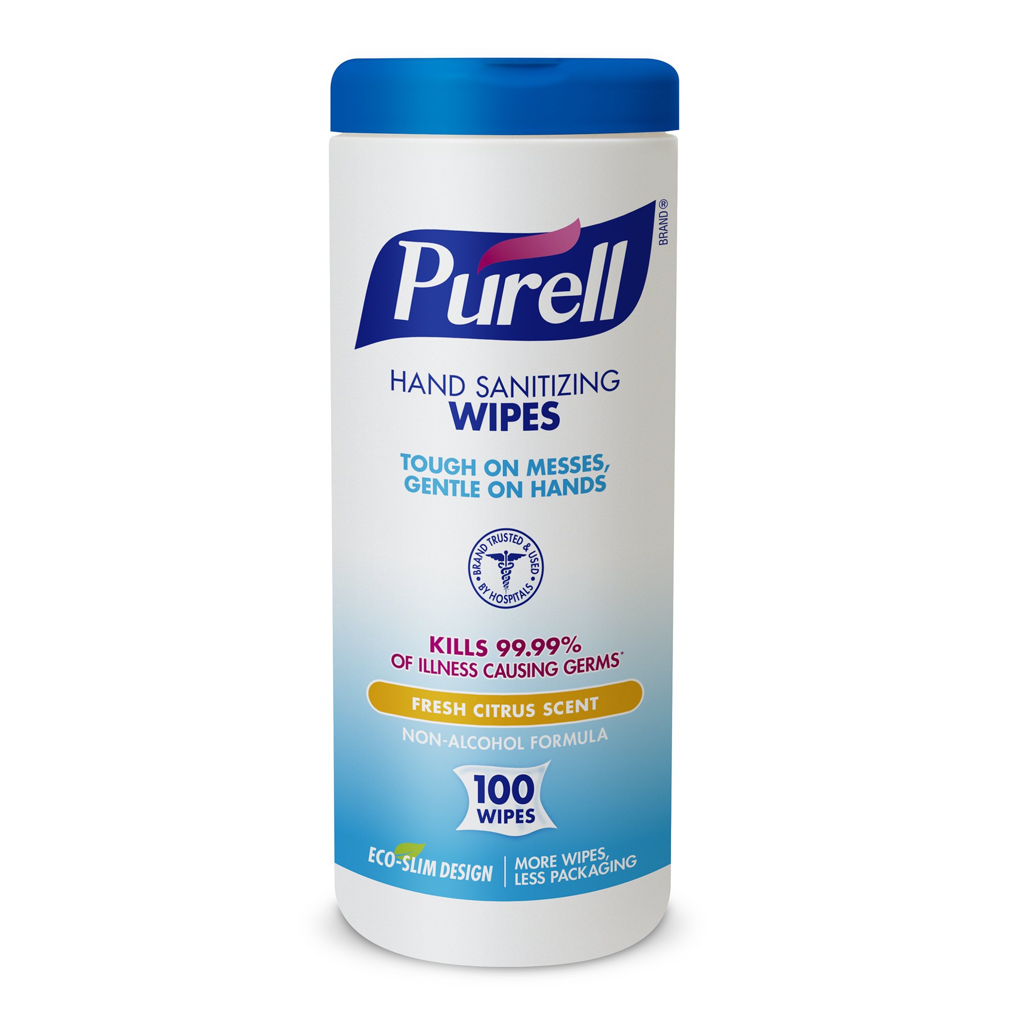 Purell® Sanitizing Skin Wipe, Benzalkonium Chloride, Canister