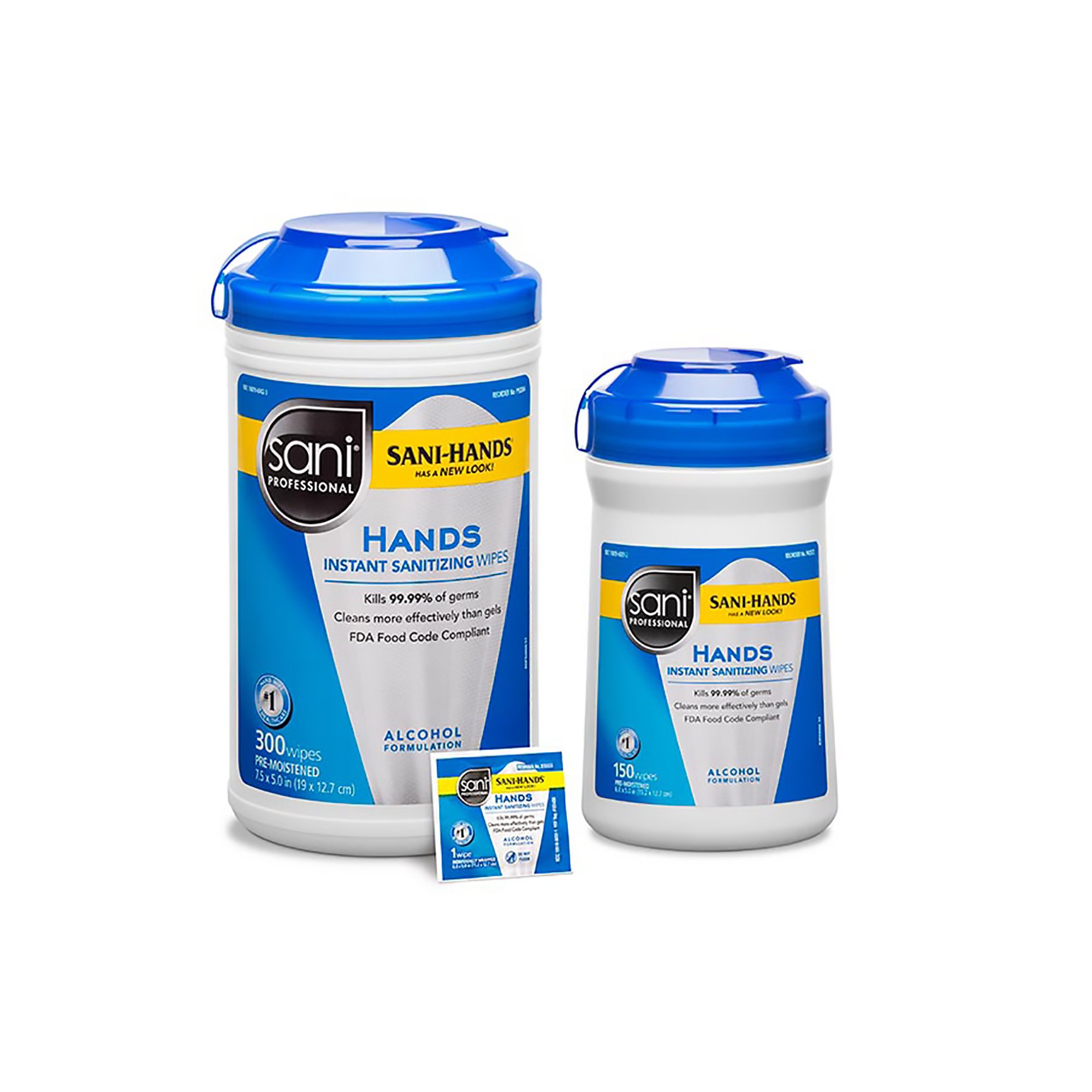 Sani-Hands Unscented Instant Hand Wipes - Image 4