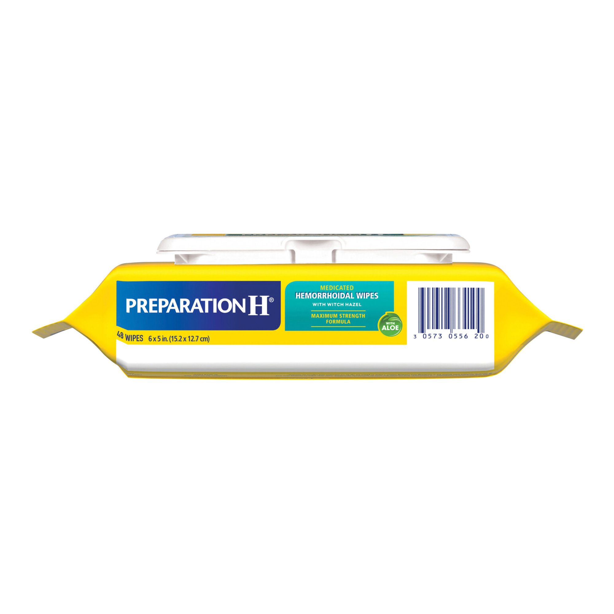 Preparation H® Medicated Hemorrhoidal Wipes w/ Witch Hazel & Aloe, Max Strength - Image 8