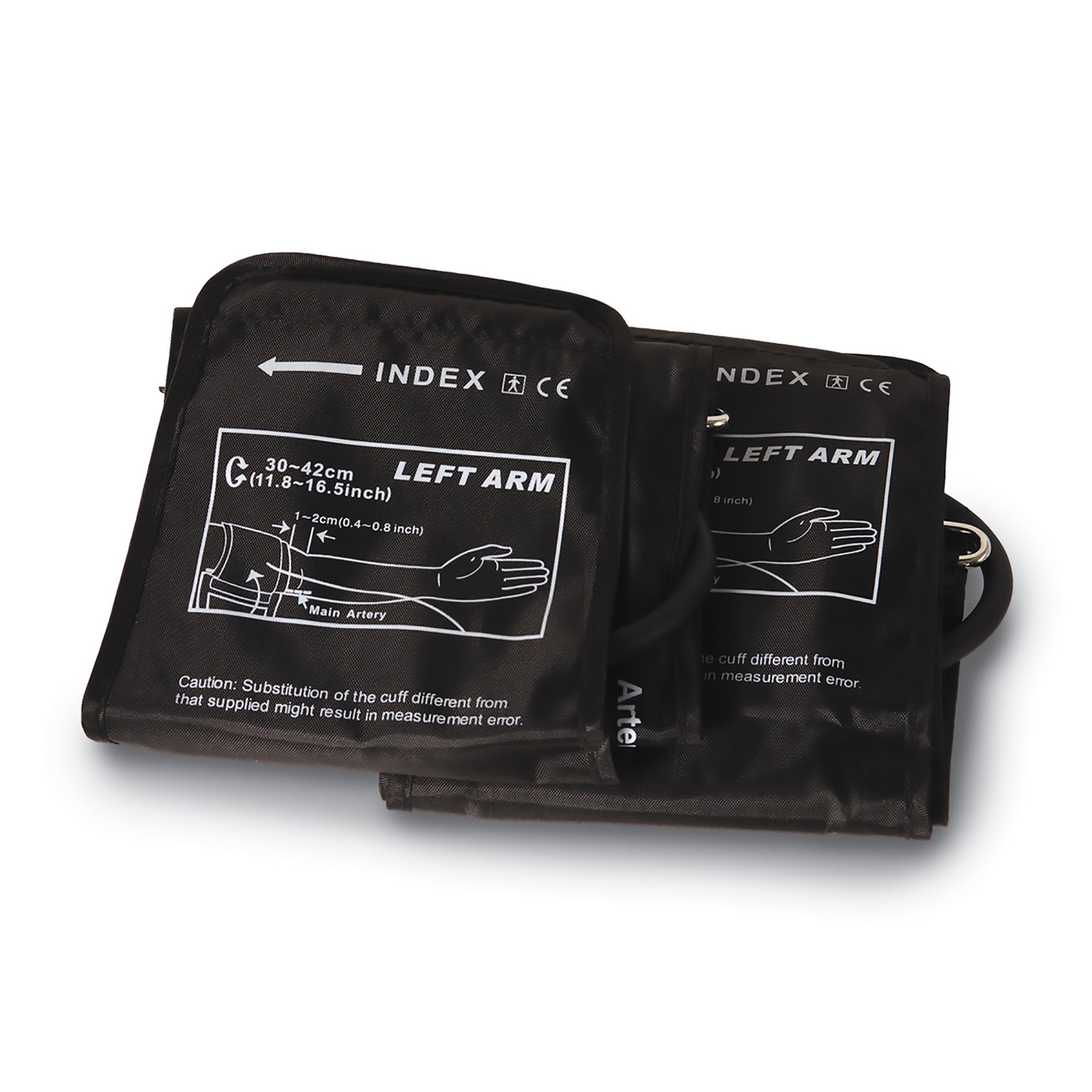 Mabis® One-Tube Blood Pressure Monitor, Digital, Black Cuff - Image 2