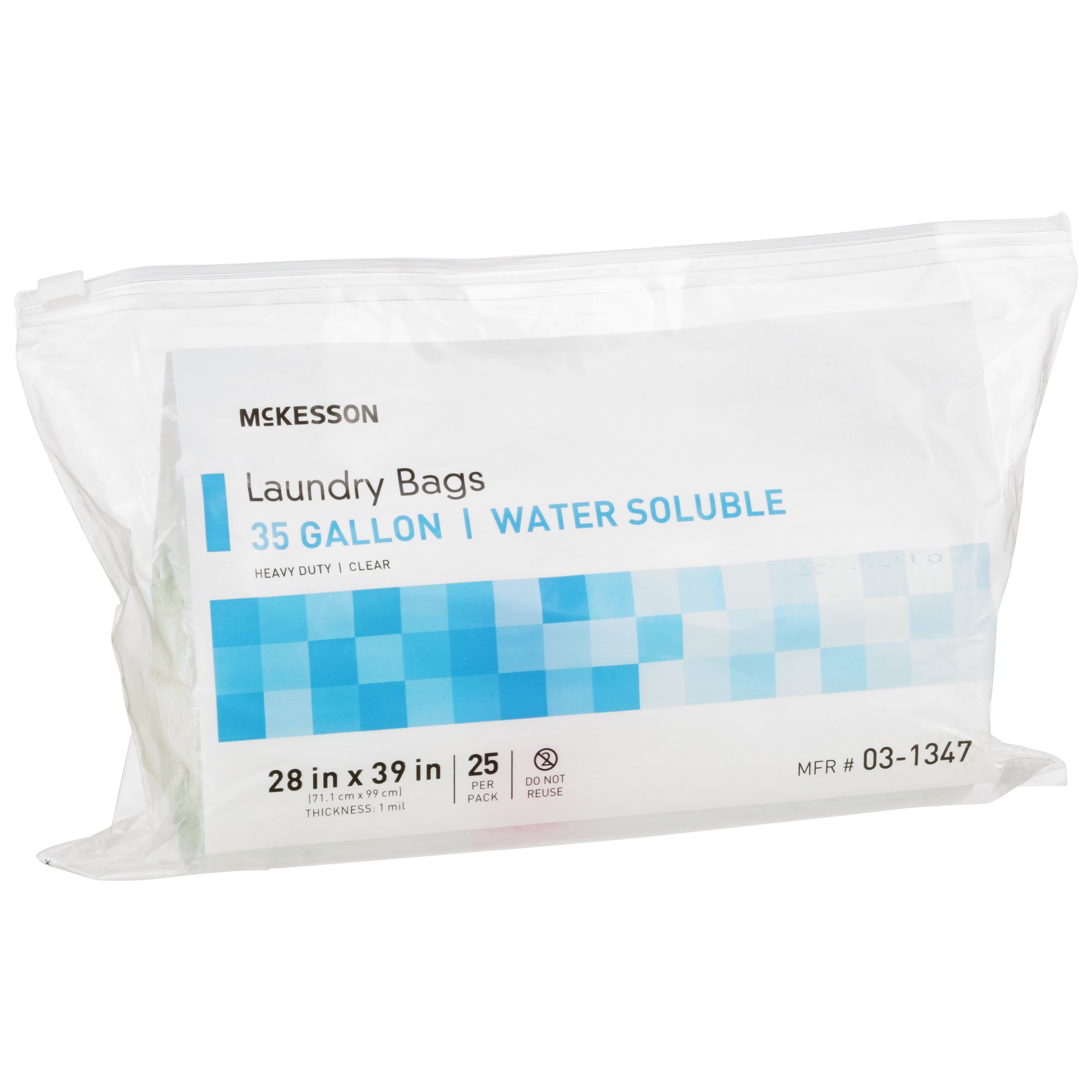 McKesson Water Soluble Laundry Bag, 30 - 35 gallon capacity - Image 2