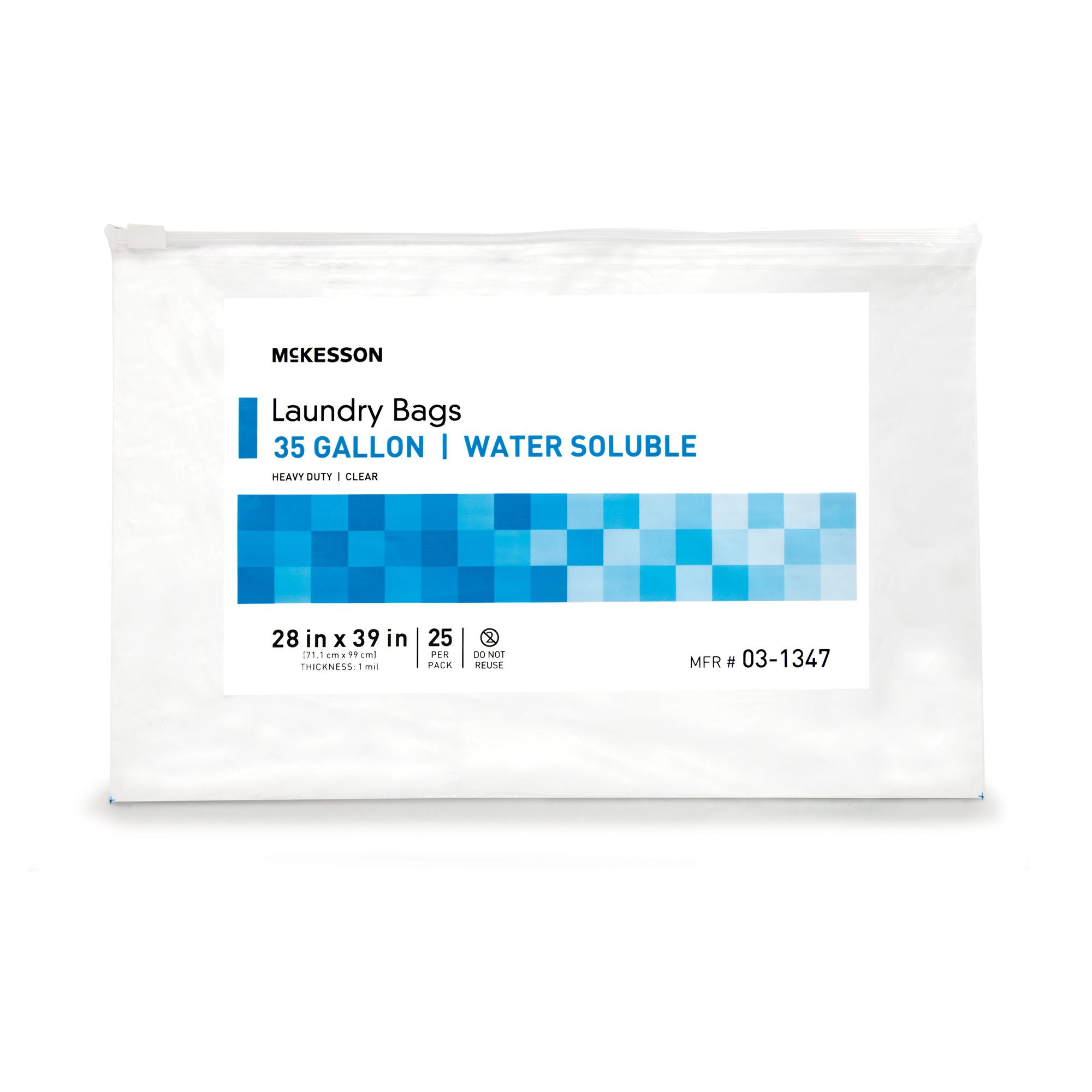 McKesson Water Soluble Laundry Bag, 30 - 35 gallon capacity - Image 7