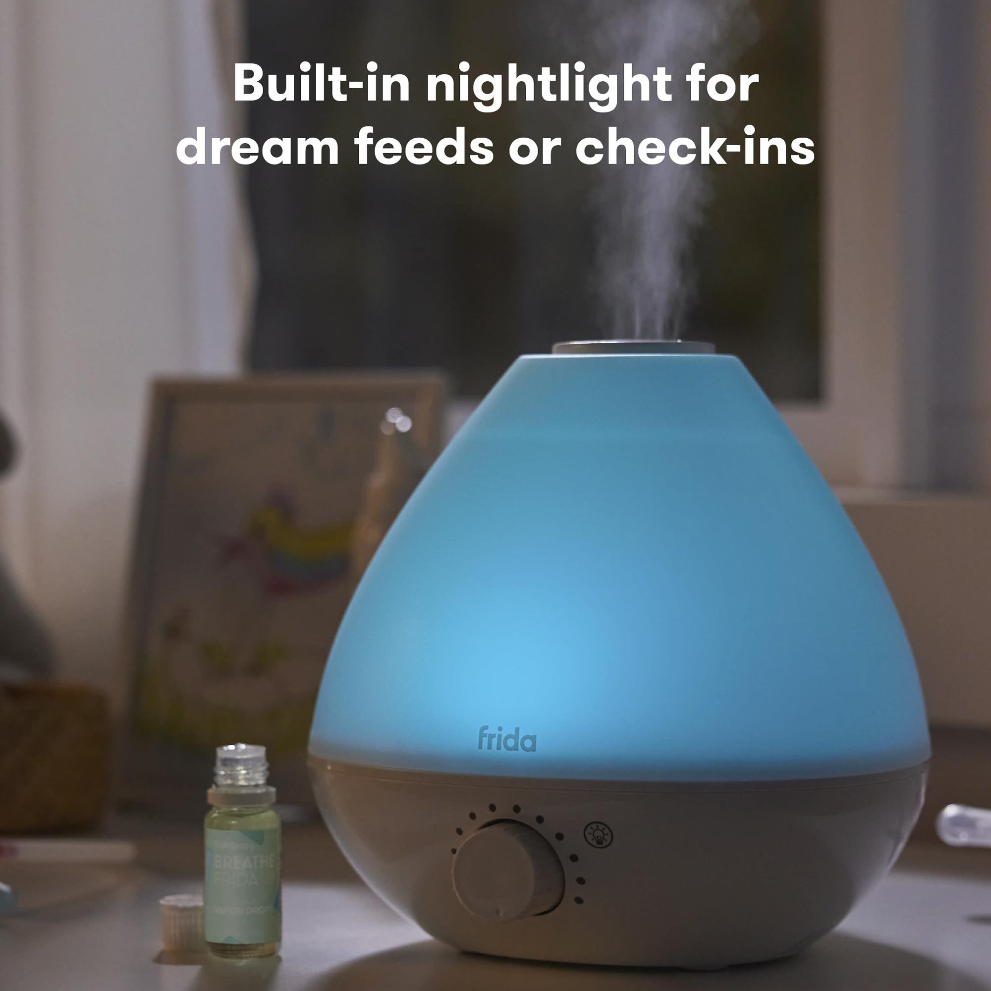 BreatheFrida Humidifier with Deiffuser and Nightlight - Image 3