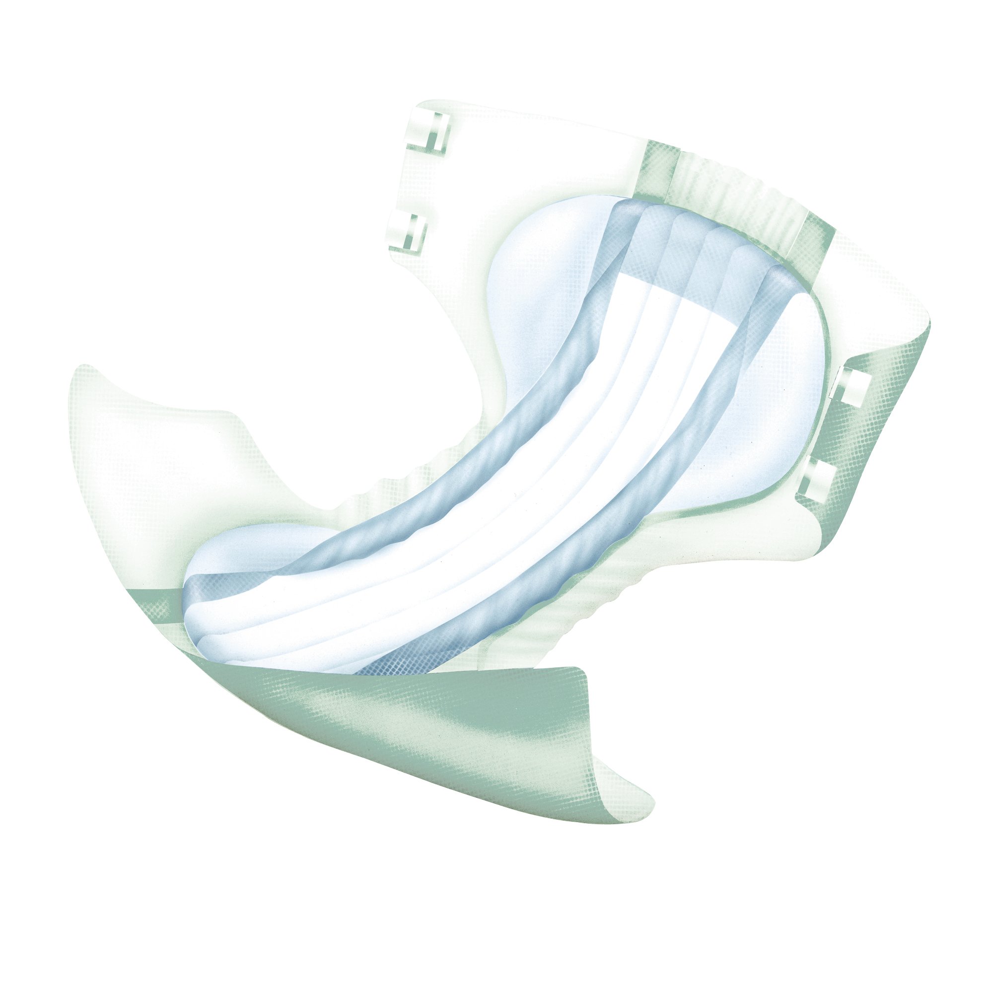 Abena® Delta-Form L2 Incontinence Brief, Large - Image 2