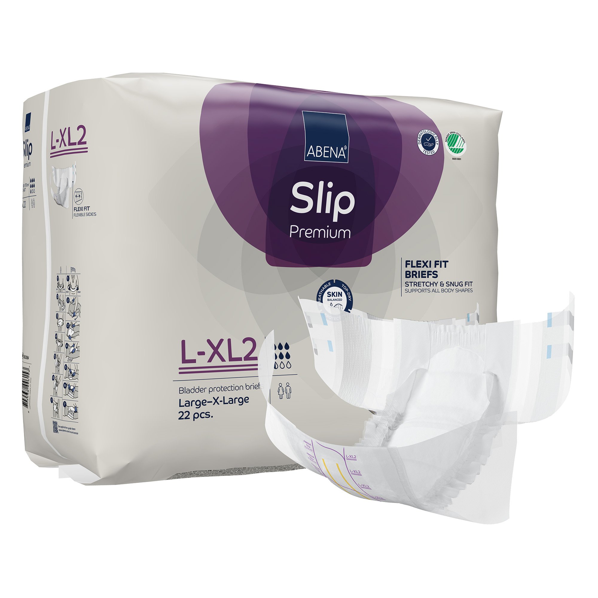 Abena® Slip Premium Flexi Fit Incontinence Briefs, L-XL2