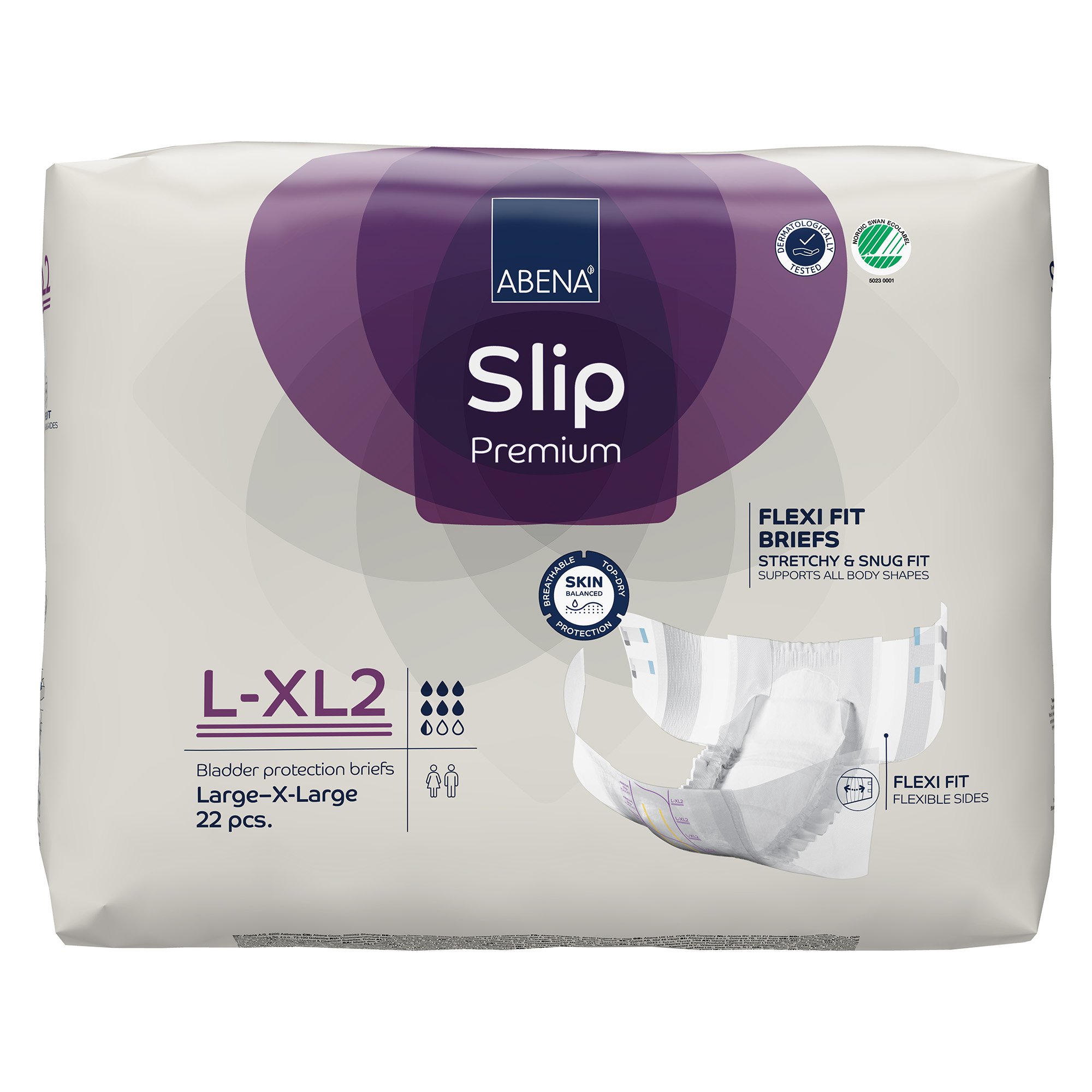 Abena® Slip Premium Flexi Fit Incontinence Briefs, L-XL2 - Image 2
