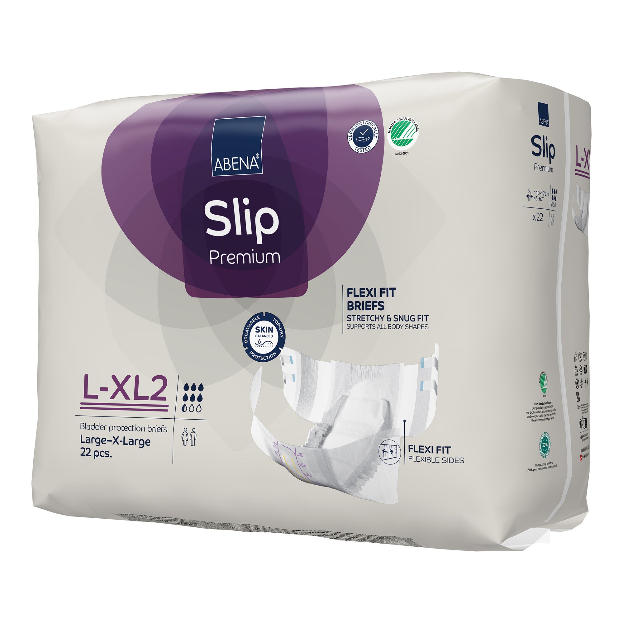 Abena® Slip Premium Flexi Fit Incontinence Briefs, L-XL2 - Image 4