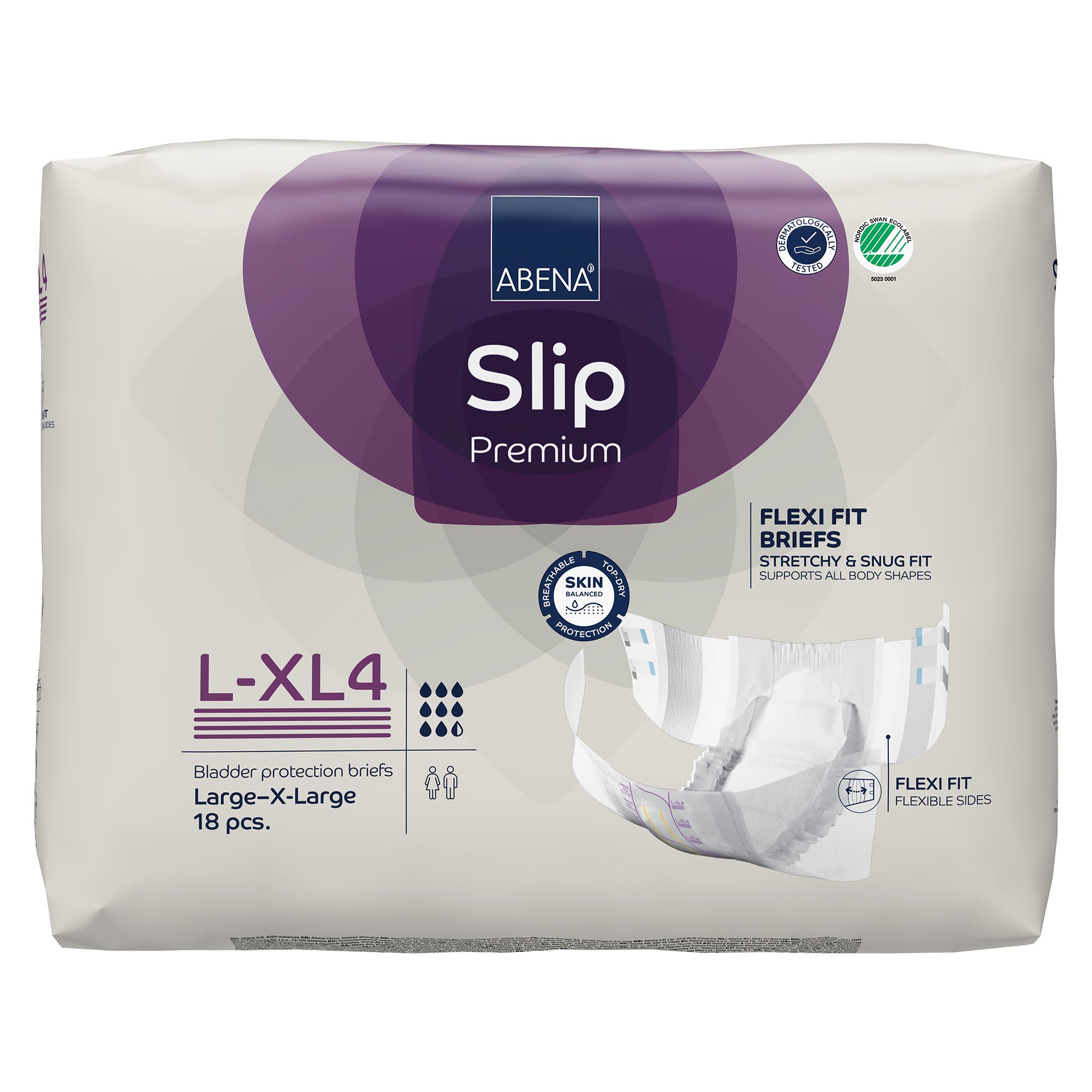Abena® Slip Premium Flexi Fit Incontinence Briefs, L-XL4 - Image 2