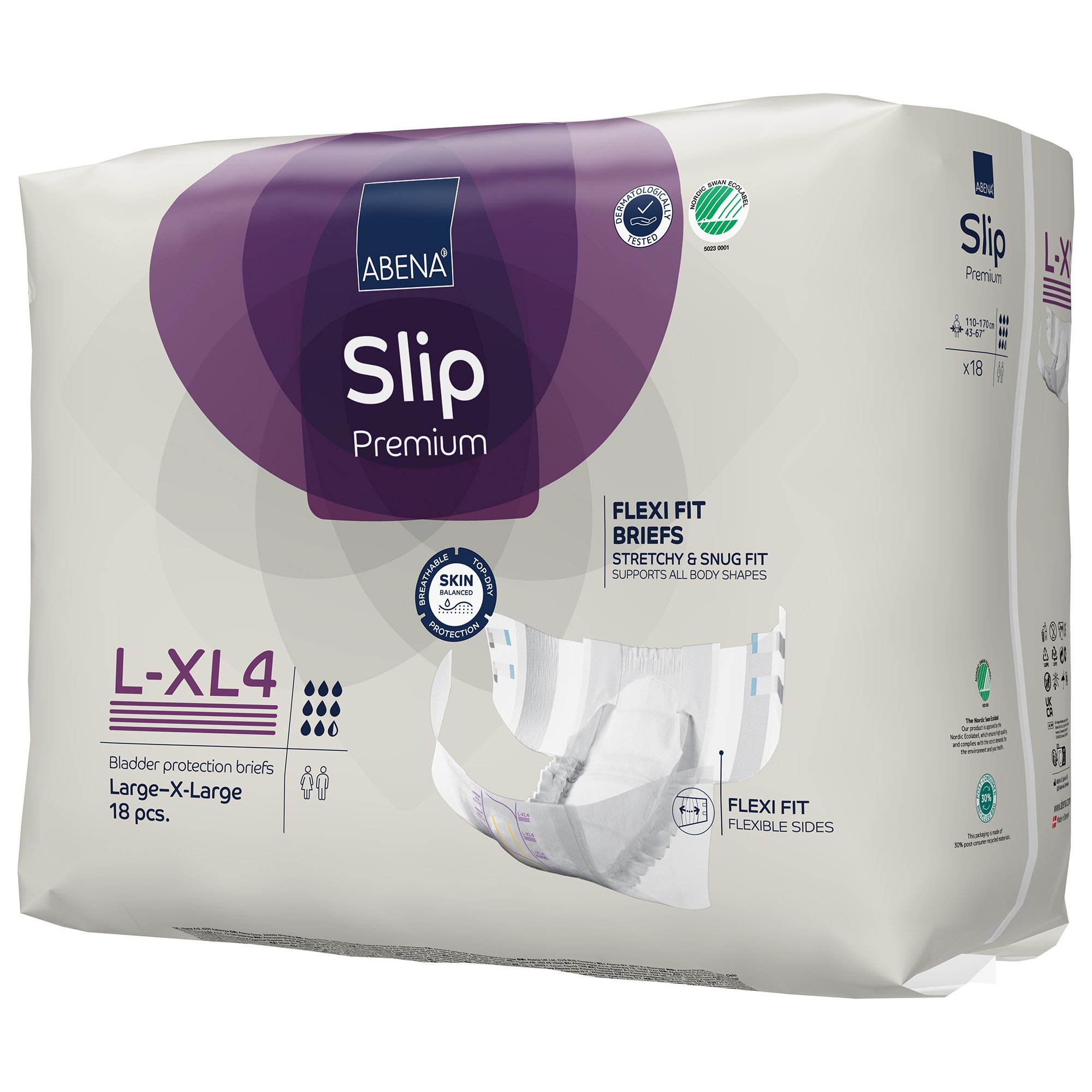 Abena® Slip Premium Flexi Fit Incontinence Briefs, L-XL4 - Image 4