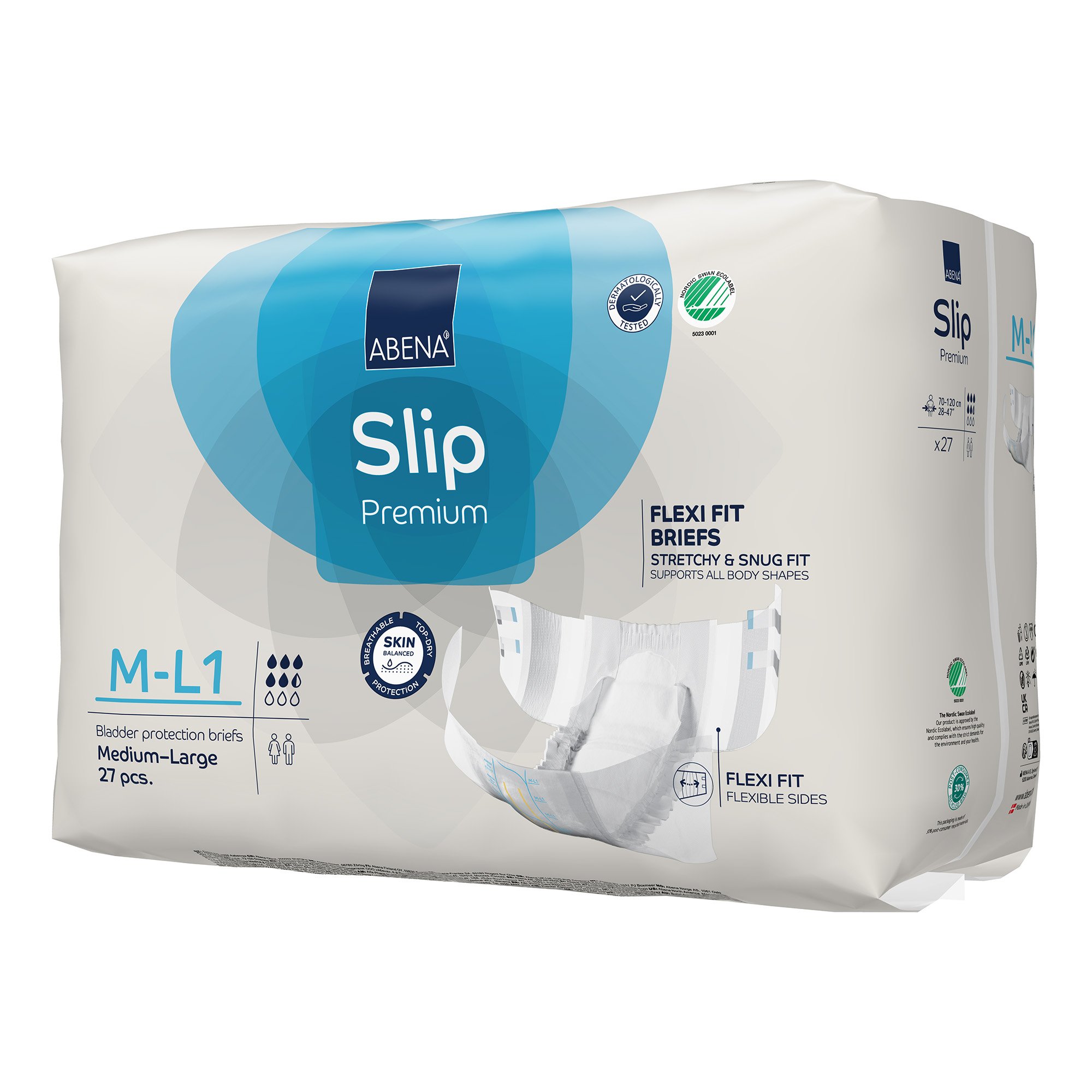 Abena® Slip Premium Flexi Fit Incontinence Briefs, M-L1 - Image 3
