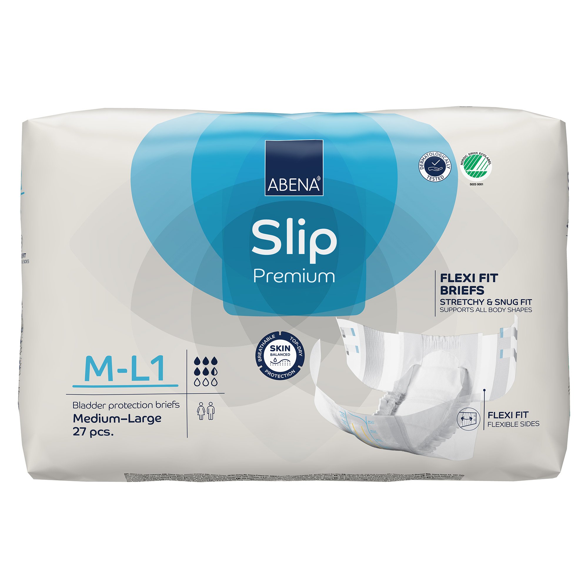 Abena® Slip Premium Flexi Fit Incontinence Briefs, M-L1 - Image 2