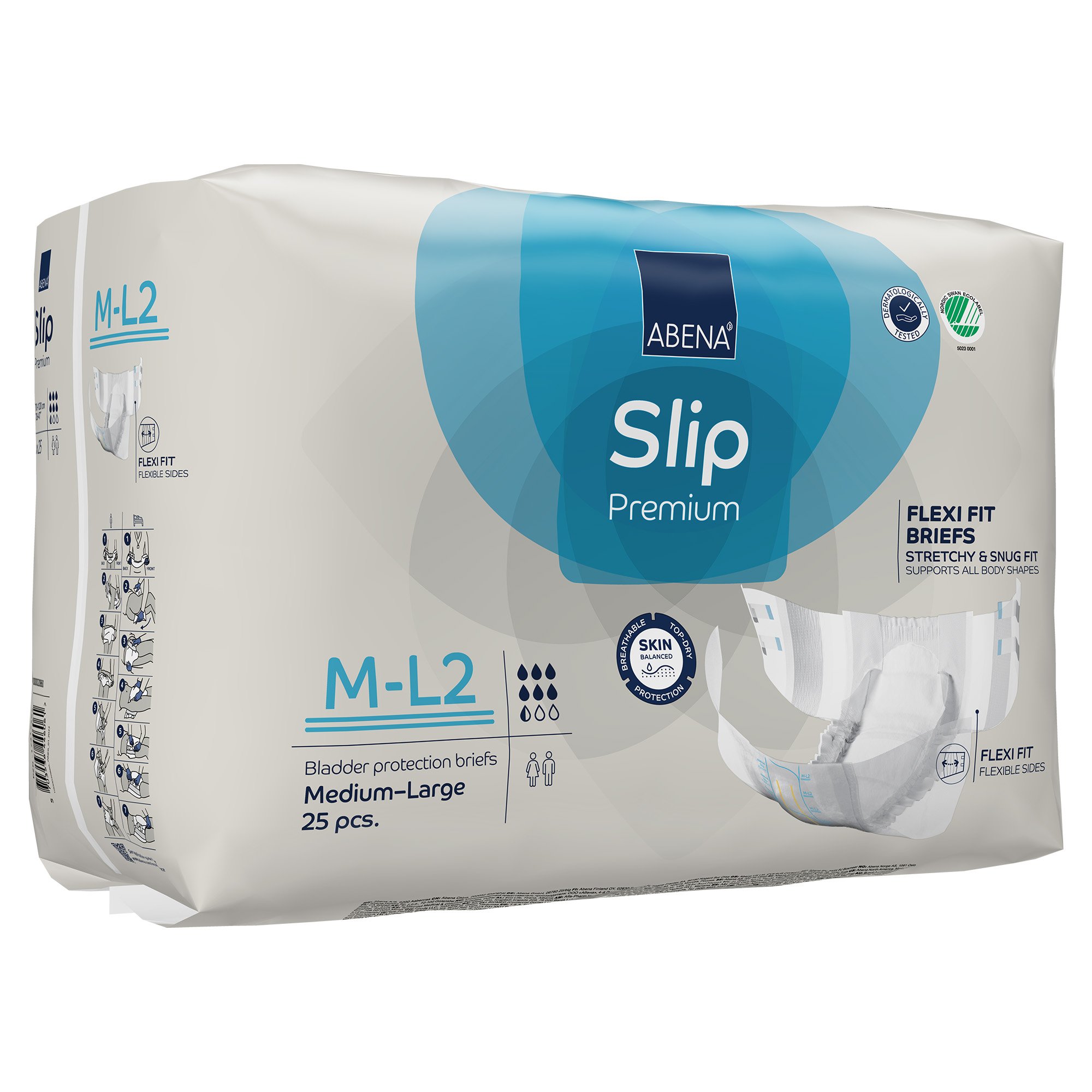 Abena® Slip Premium Flexi Fit Incontinence Briefs, M-L2 - Image 3
