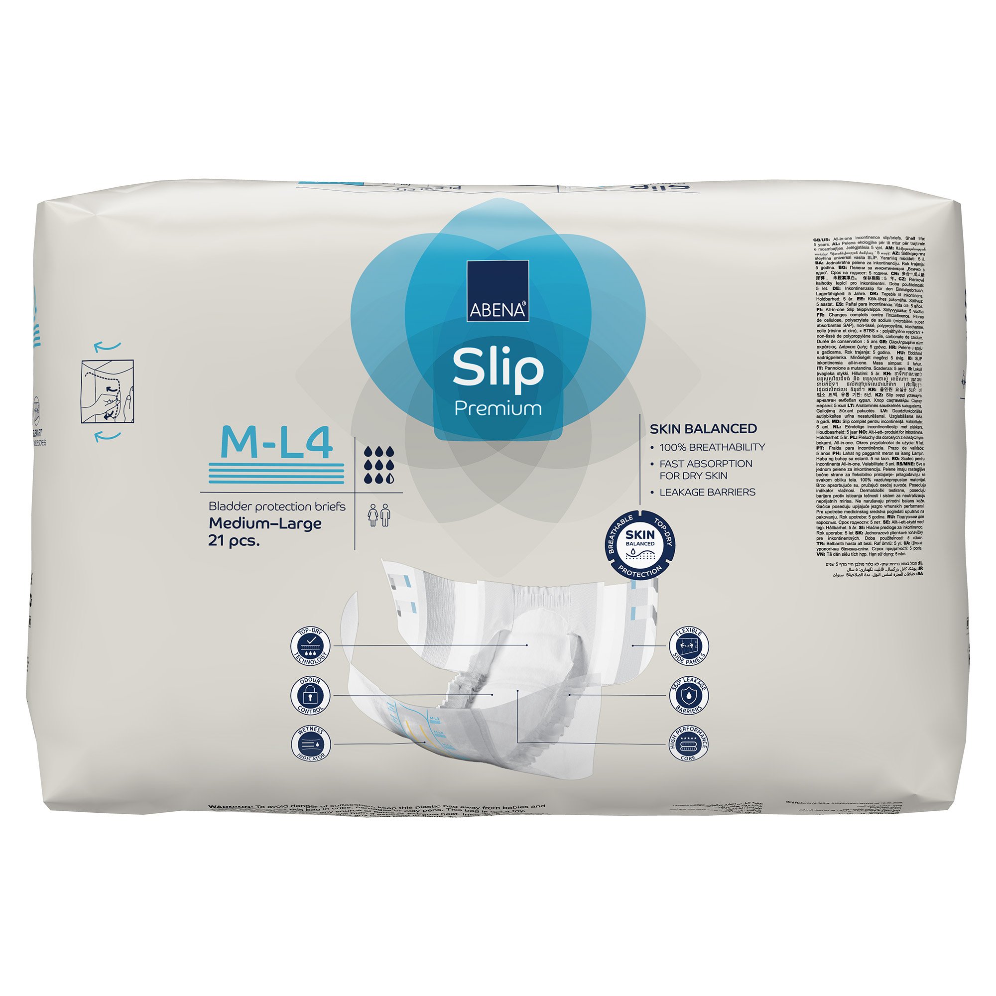 Abena® Slip Premium Flexi Fit Incontinence Briefs, M-L4 - Image 5