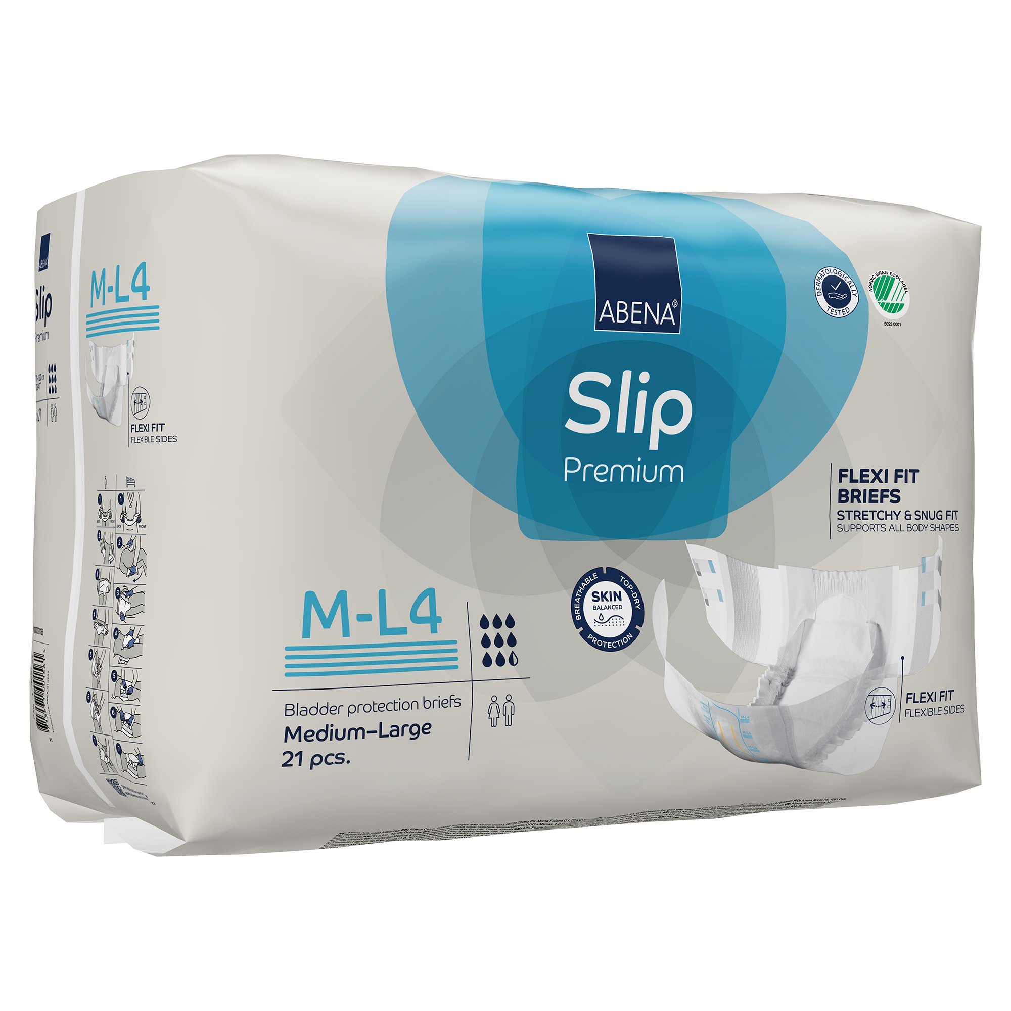 Abena® Slip Premium Flexi Fit Incontinence Briefs, M-L4 - Image 3
