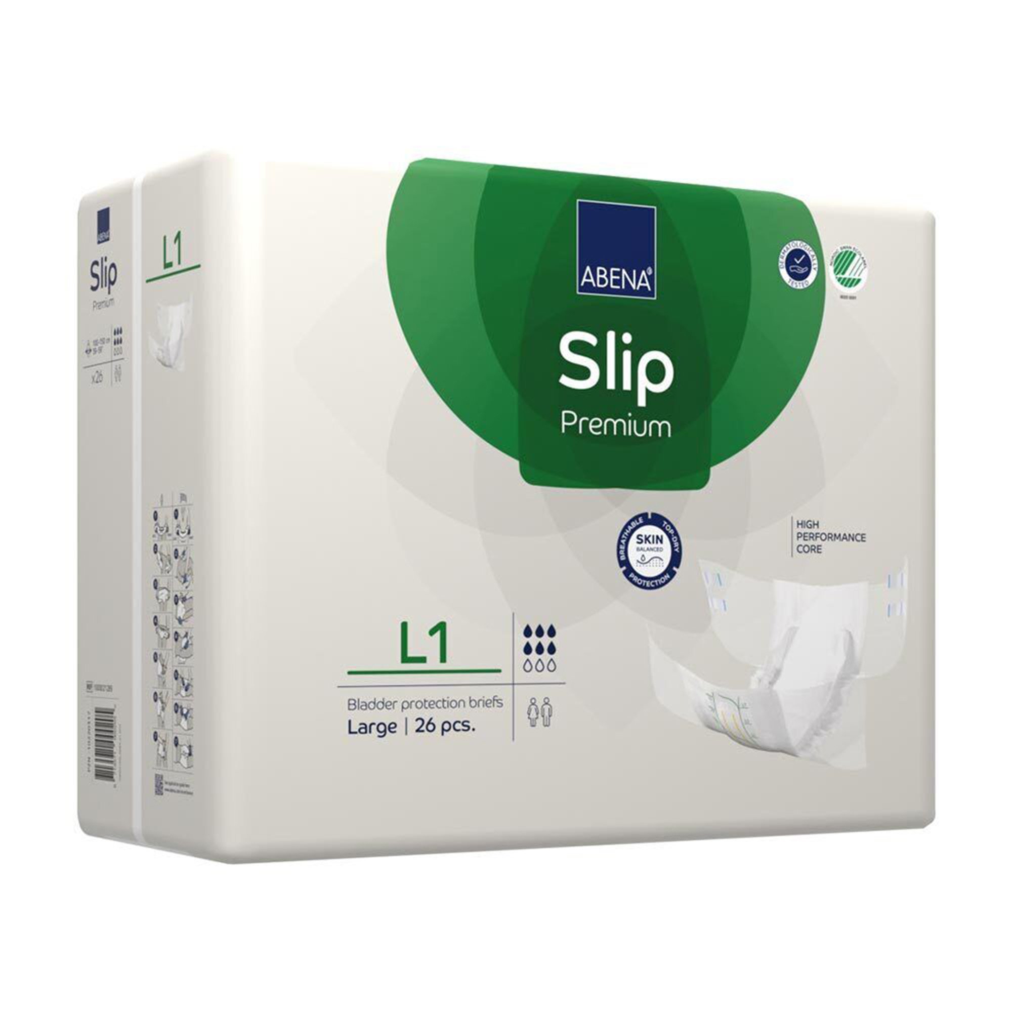 Abena® Slip Premium L1 Incontinence Brief, Large - Image 3