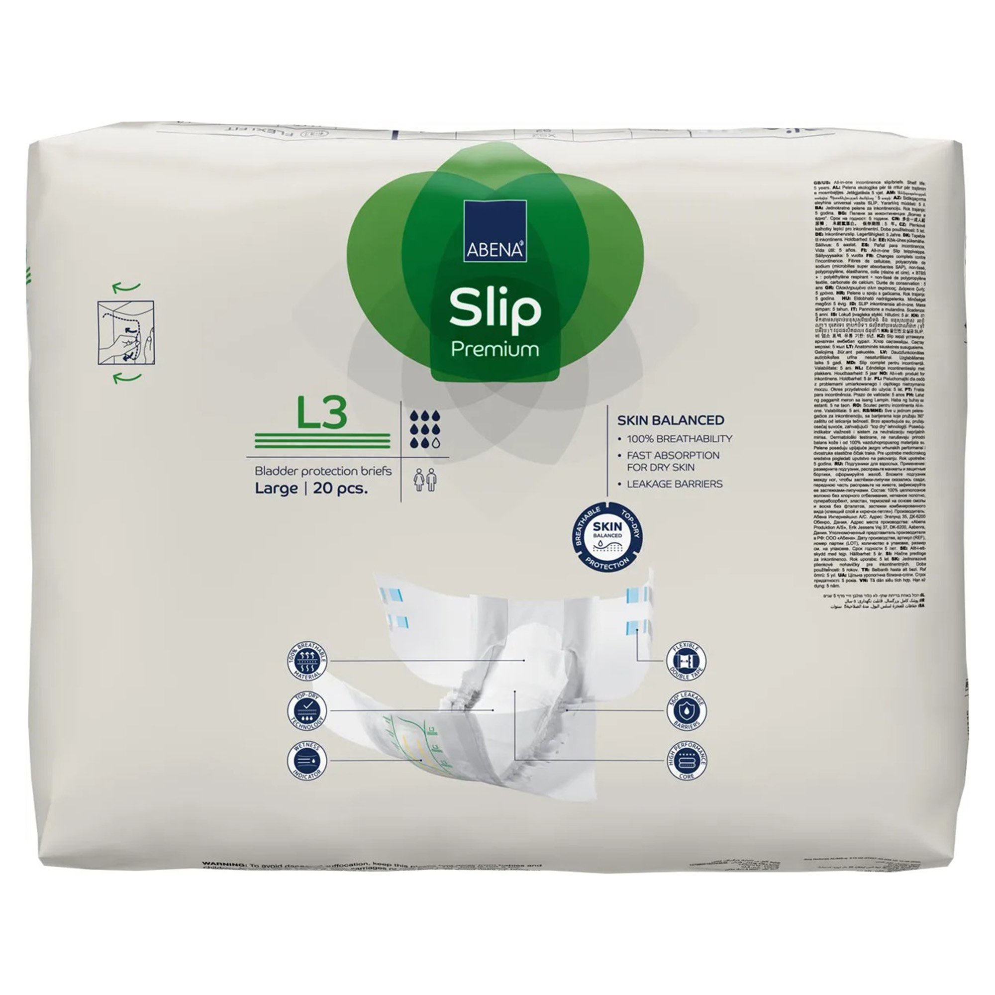 Abena® Slip Premium L3 Incontinence Brief, Large - Image 5