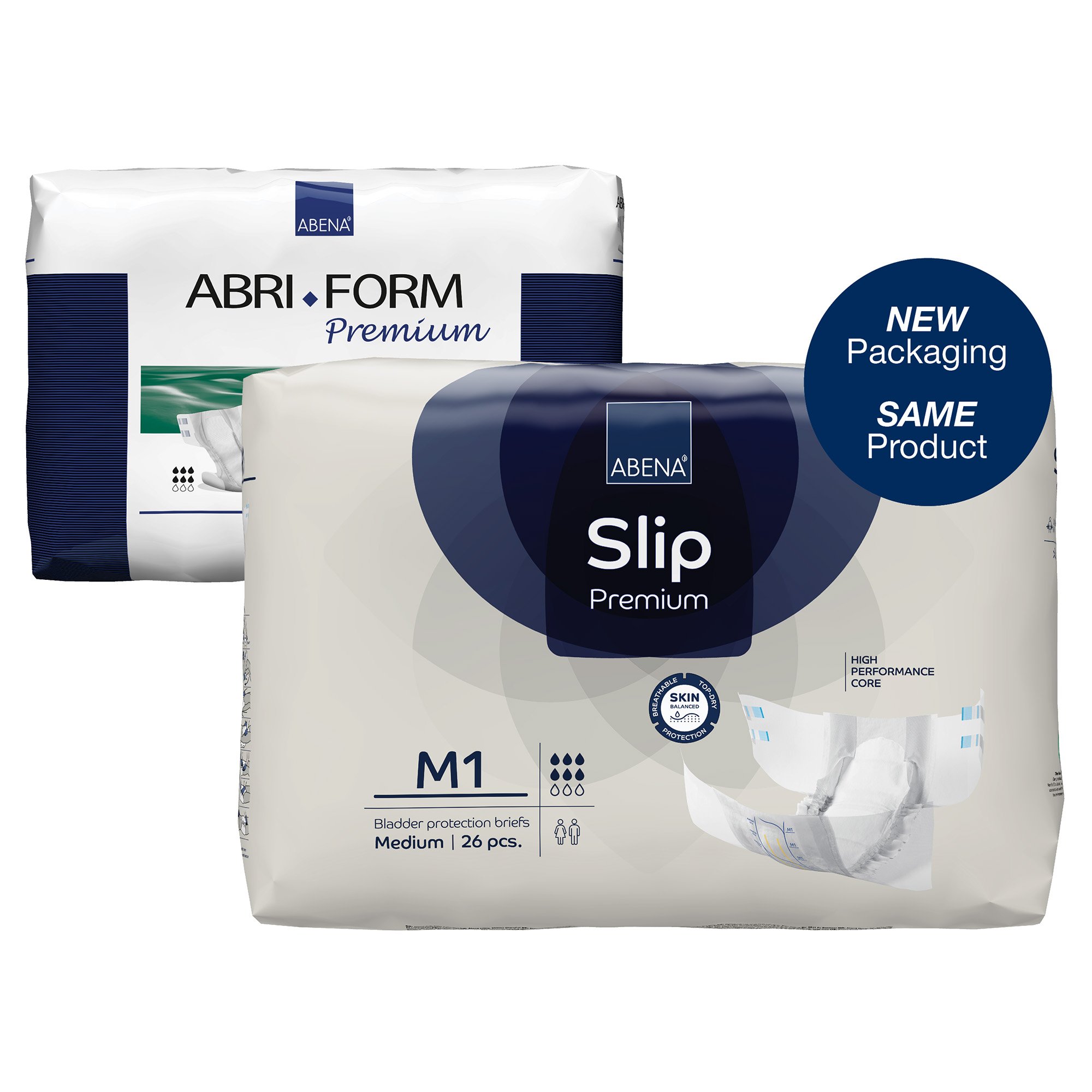 Abena® Slip Premium M1 Incontinence Brief, Medium - Image 2