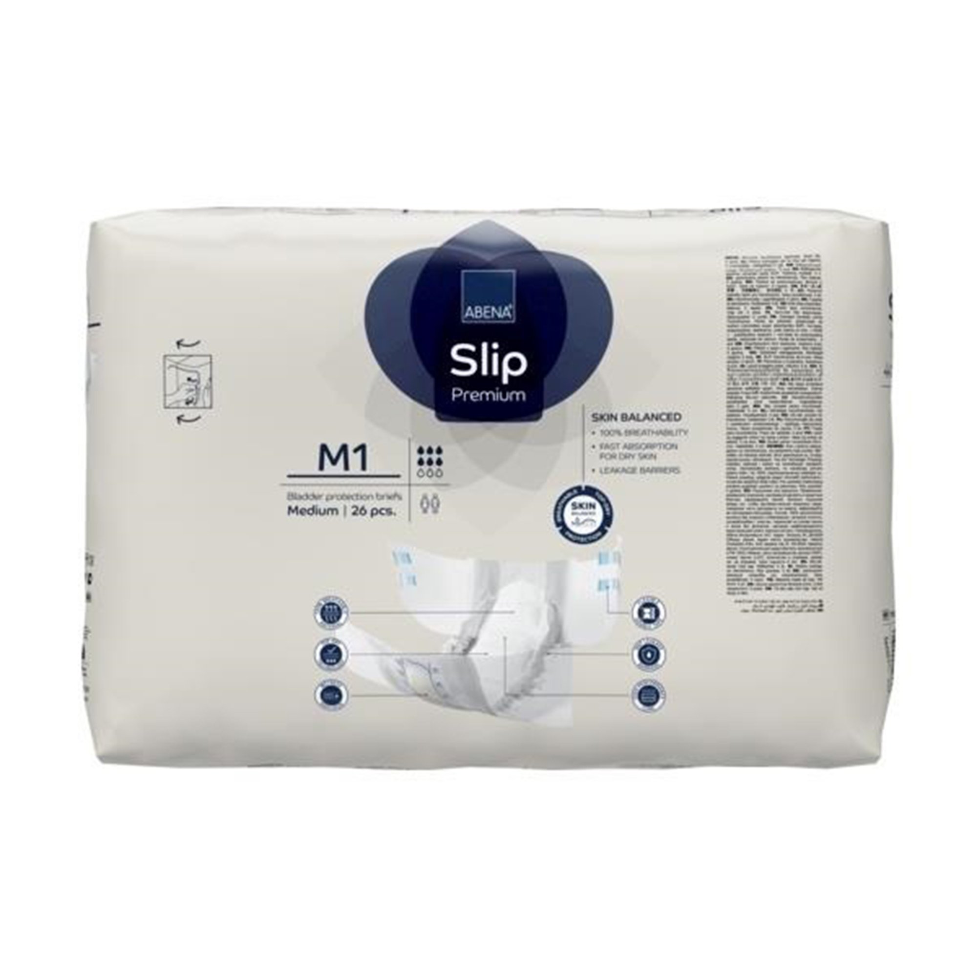 Abena® Slip Premium M1 Incontinence Brief, Medium - Image 5
