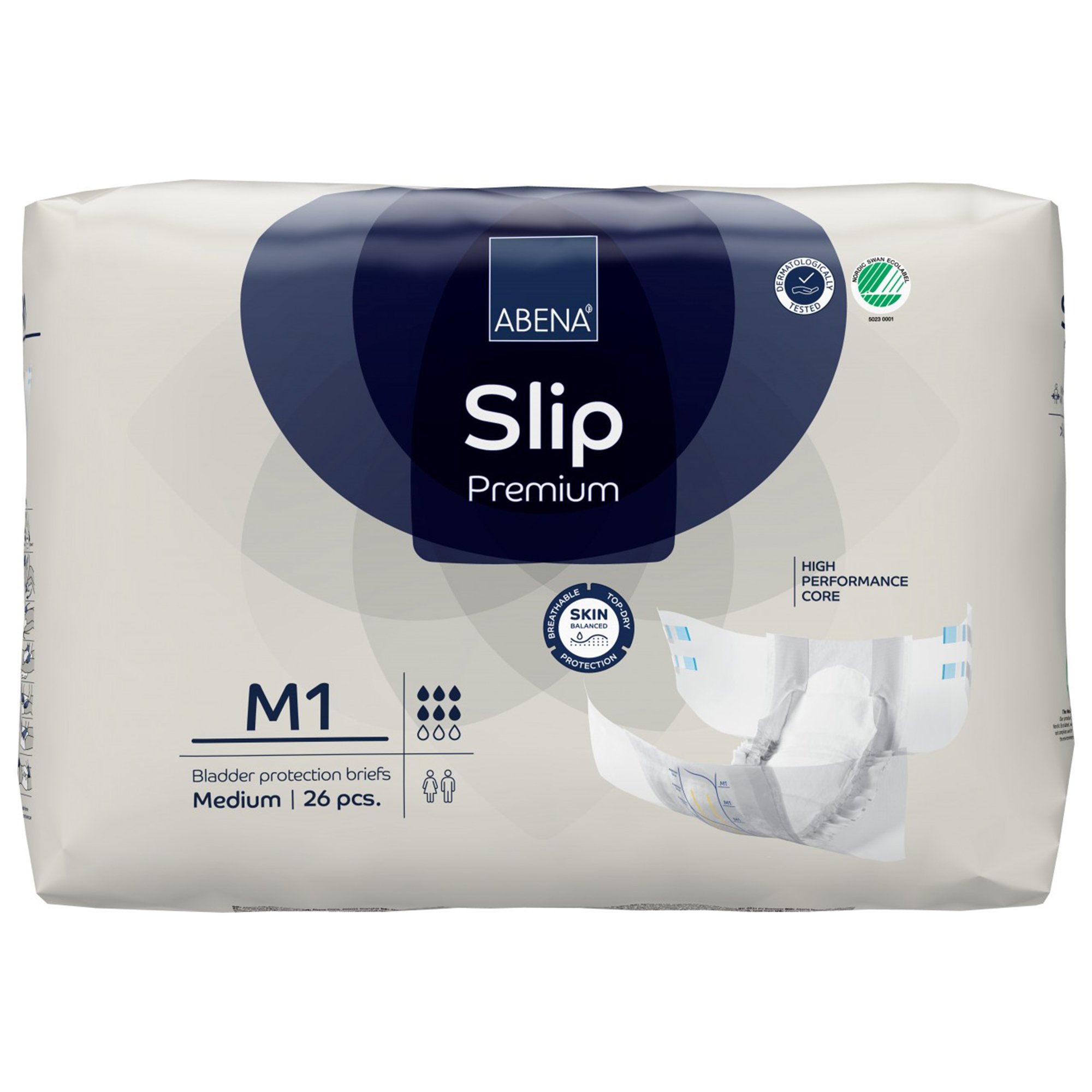 Abena® Slip Premium M1 Incontinence Brief, Medium - Image 4