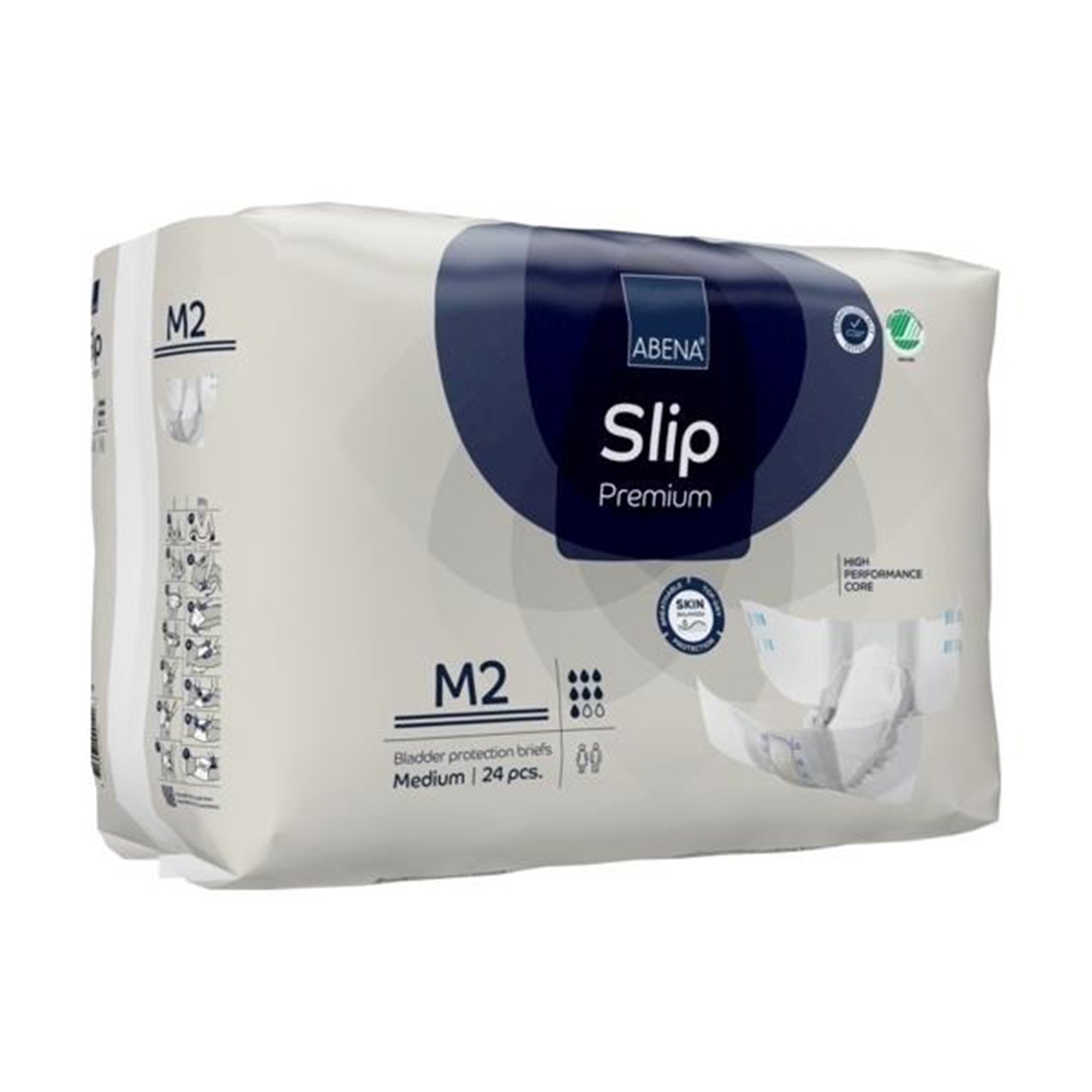 Abena® Slip Premium M2 Incontinence Brief, Medium - Image 3