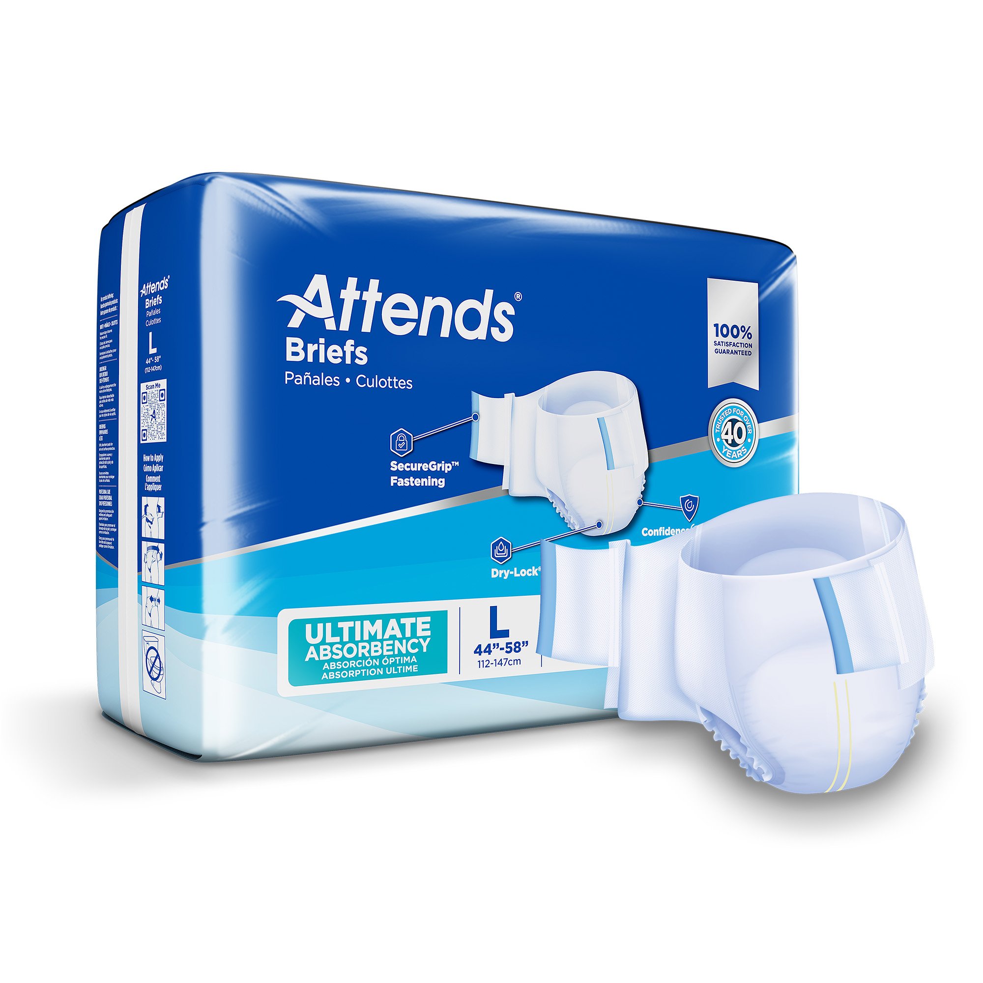 Attends® Advanced Briefs, Large