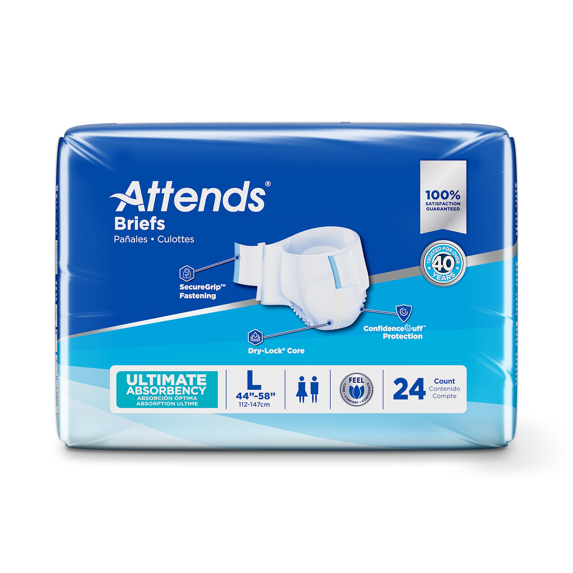Attends® Advanced Briefs, Large - Image 3