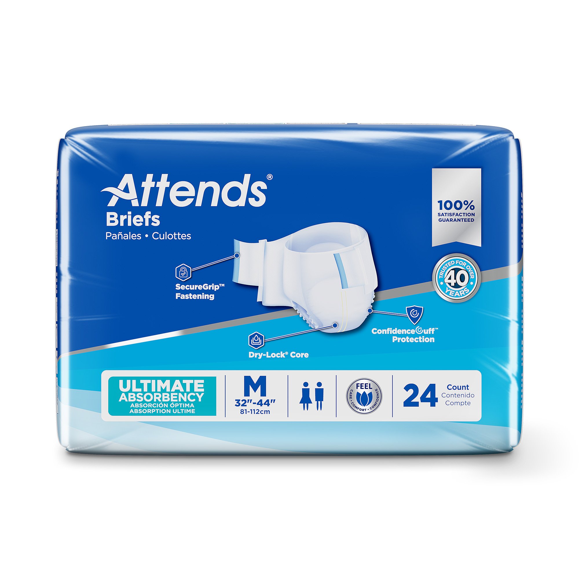 Attends® Advanced Briefs, Medium - Image 3