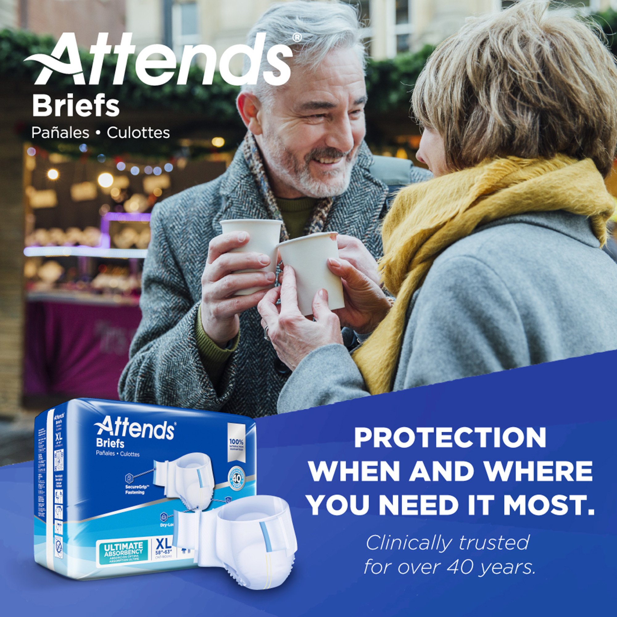 Attends® Advanced Briefs, X-Large - Image 10