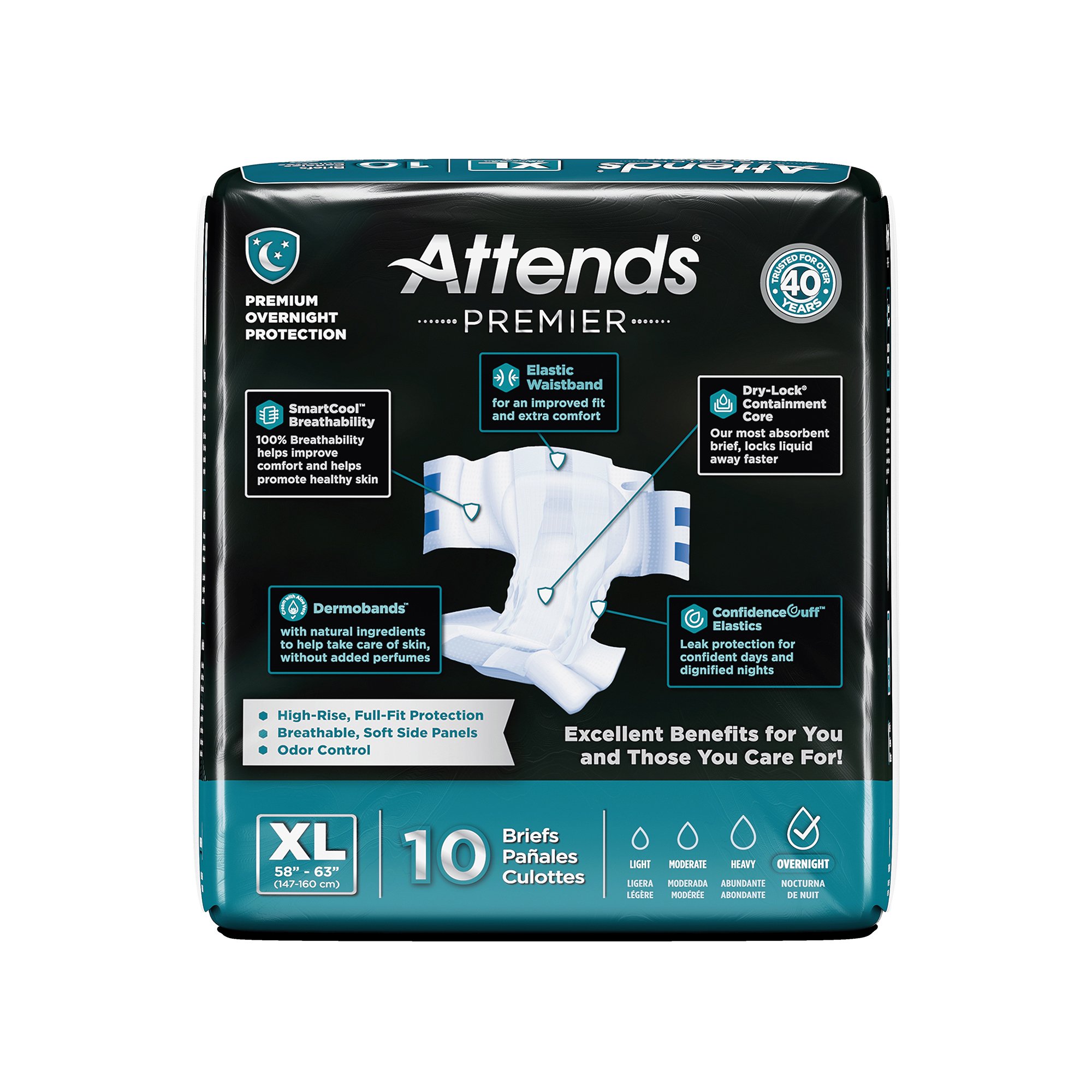 Attends® Premier Briefs, Extra Large - Image 4