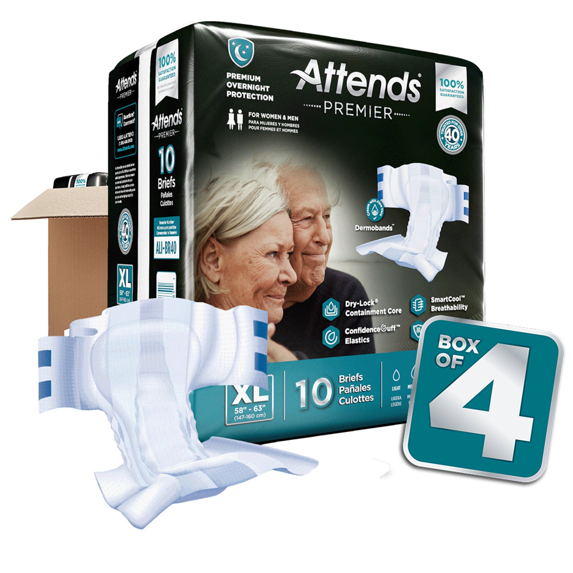 Attends® Premier Briefs, Extra Large - Image 7