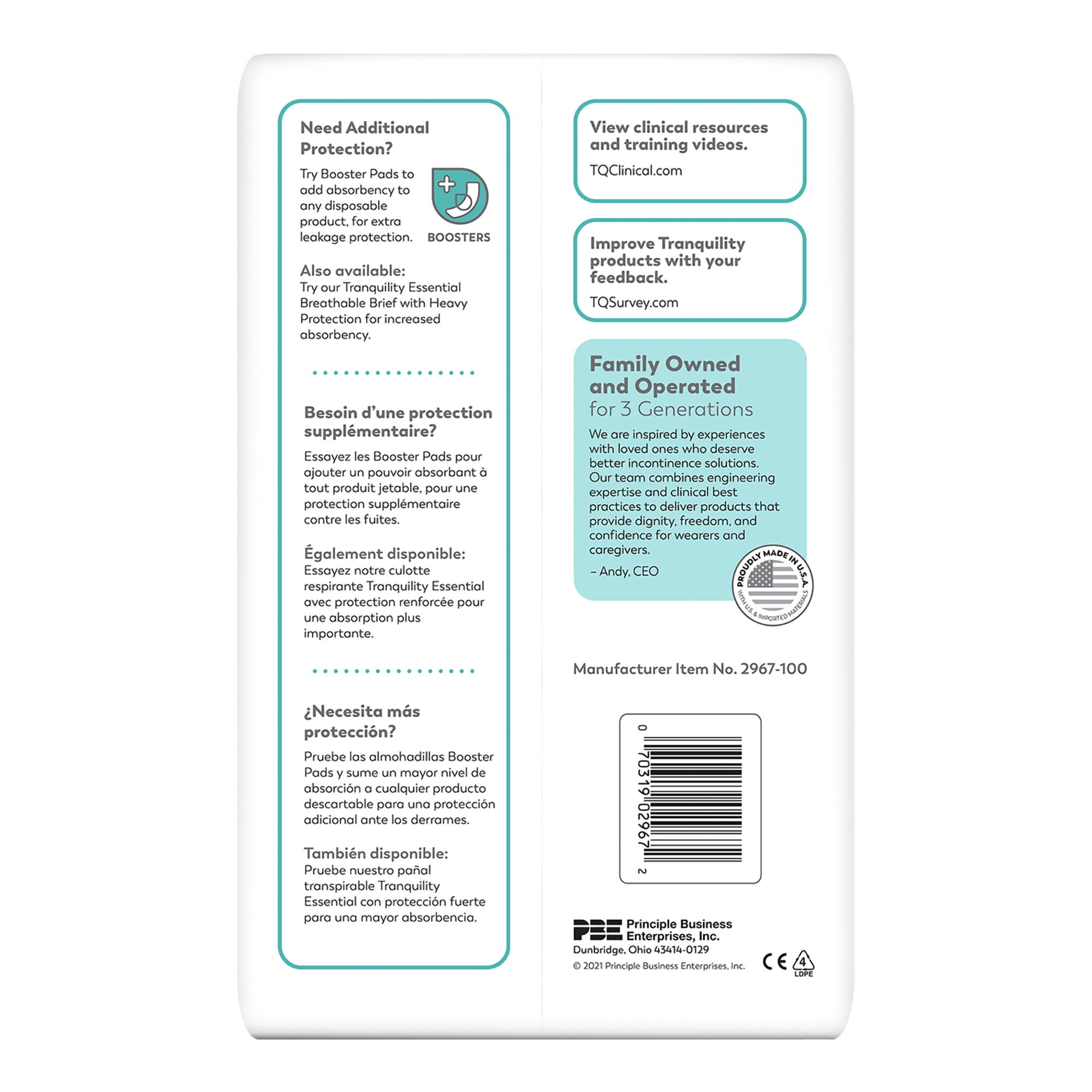 ComfortCare™ Incontinence Brief, Extra Large - Image 4