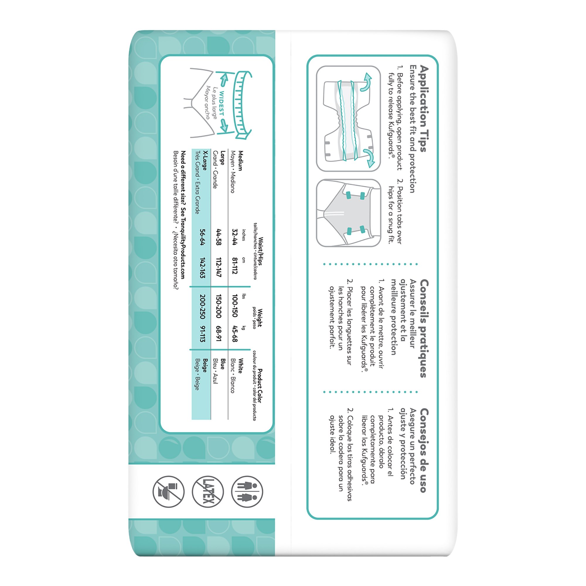 ComfortCare™ Incontinence Brief, Extra Large - Image 5