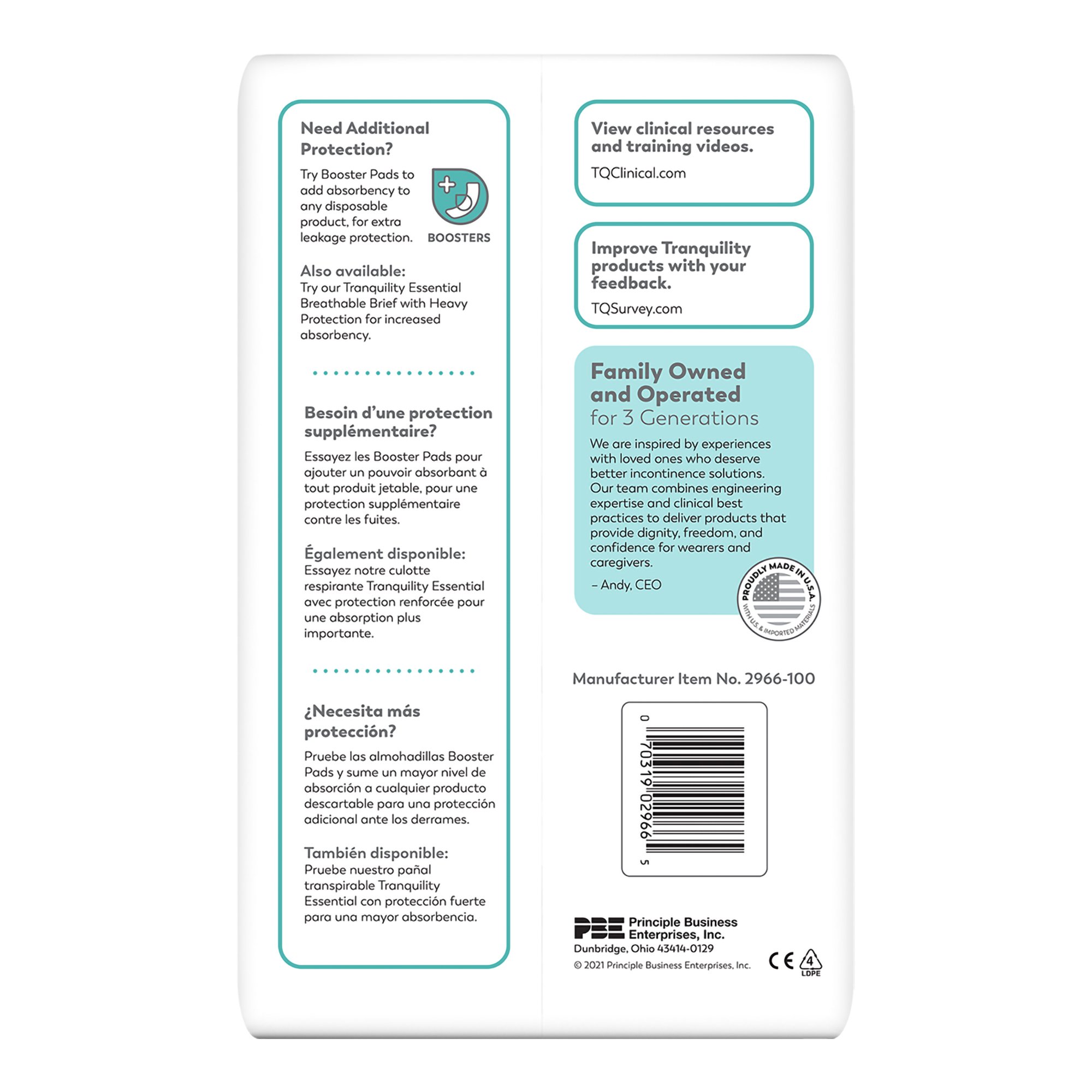 ComfortCare™ Incontinence Brief, Large - Image 4