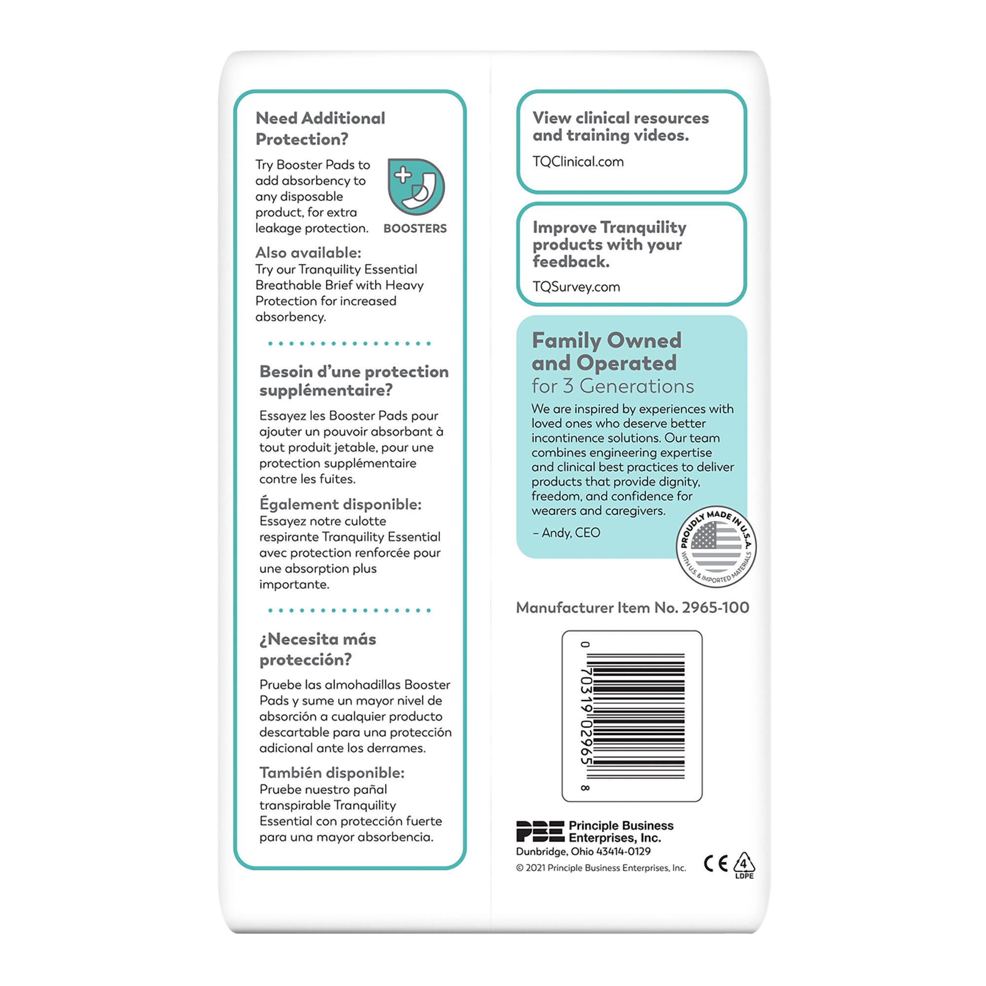 ComfortCare™ Incontinence Brief, Medium - Image 4