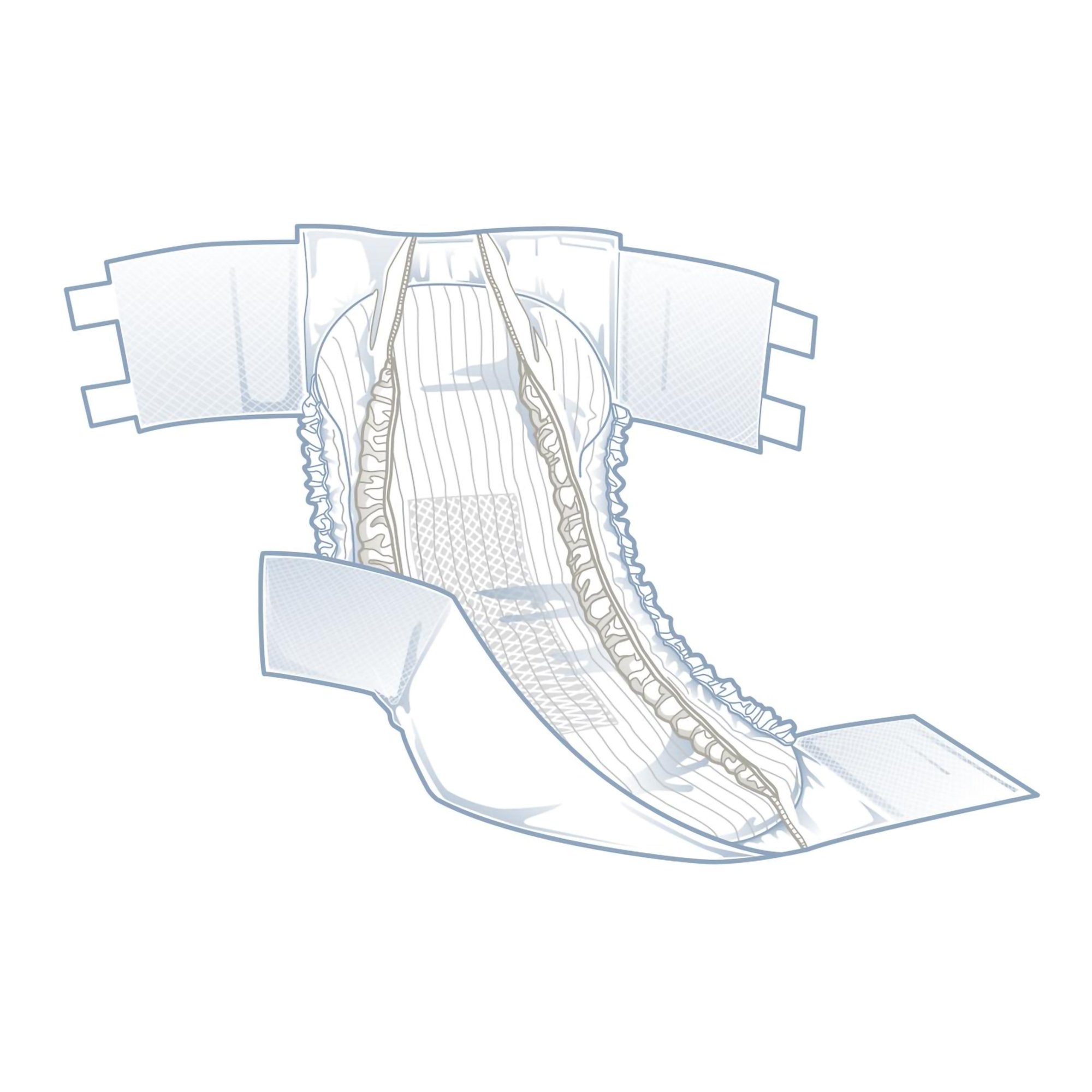 FitRight™ Plus Anti-Leak Guard Briefs, Extra Large - Image 3