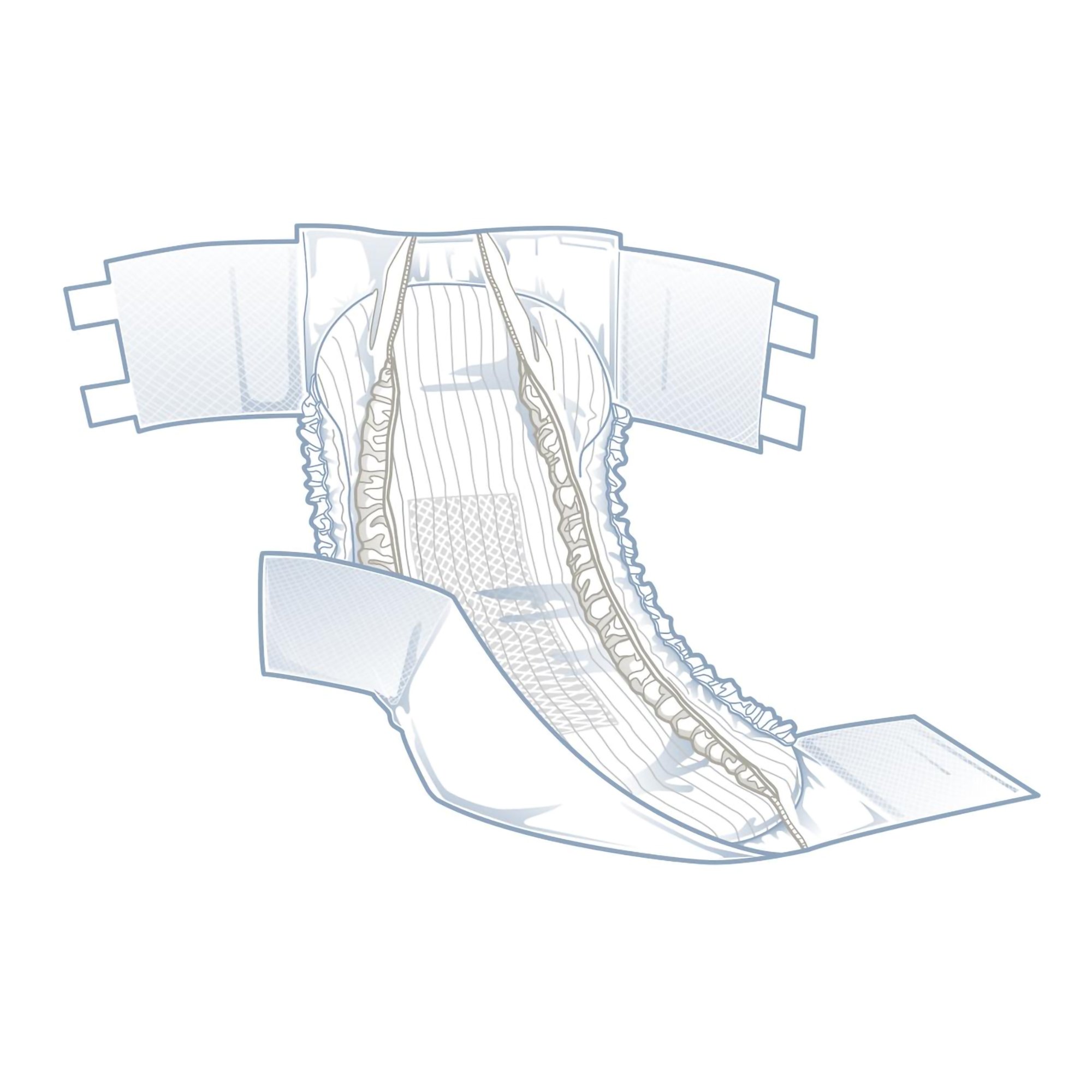 FitRight™ Plus Anti-Leak Guard Briefs, Medium - Image 3