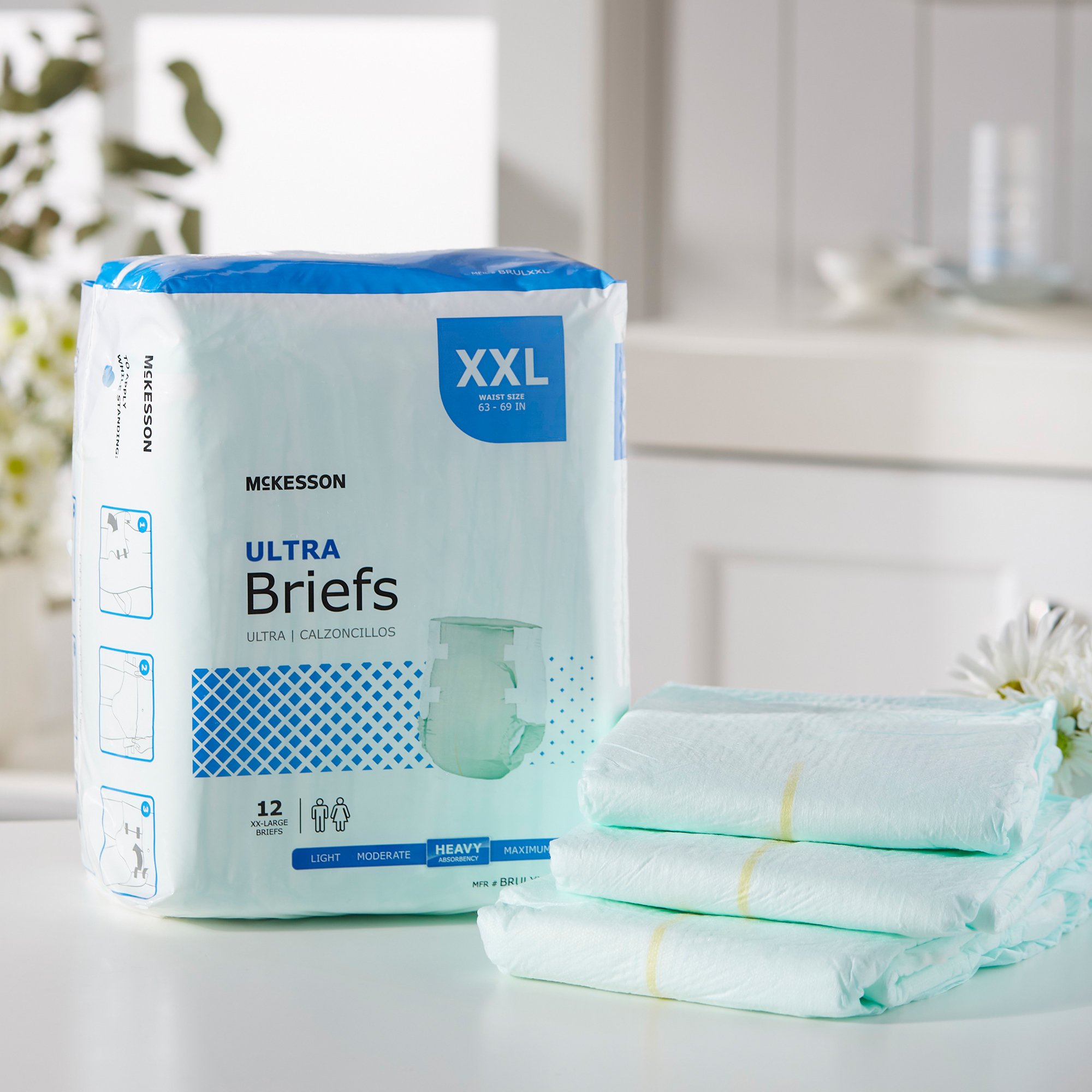 McKesson Ultra Heavy Absorbency Incontinence Brief, 2X-Large - Image 8