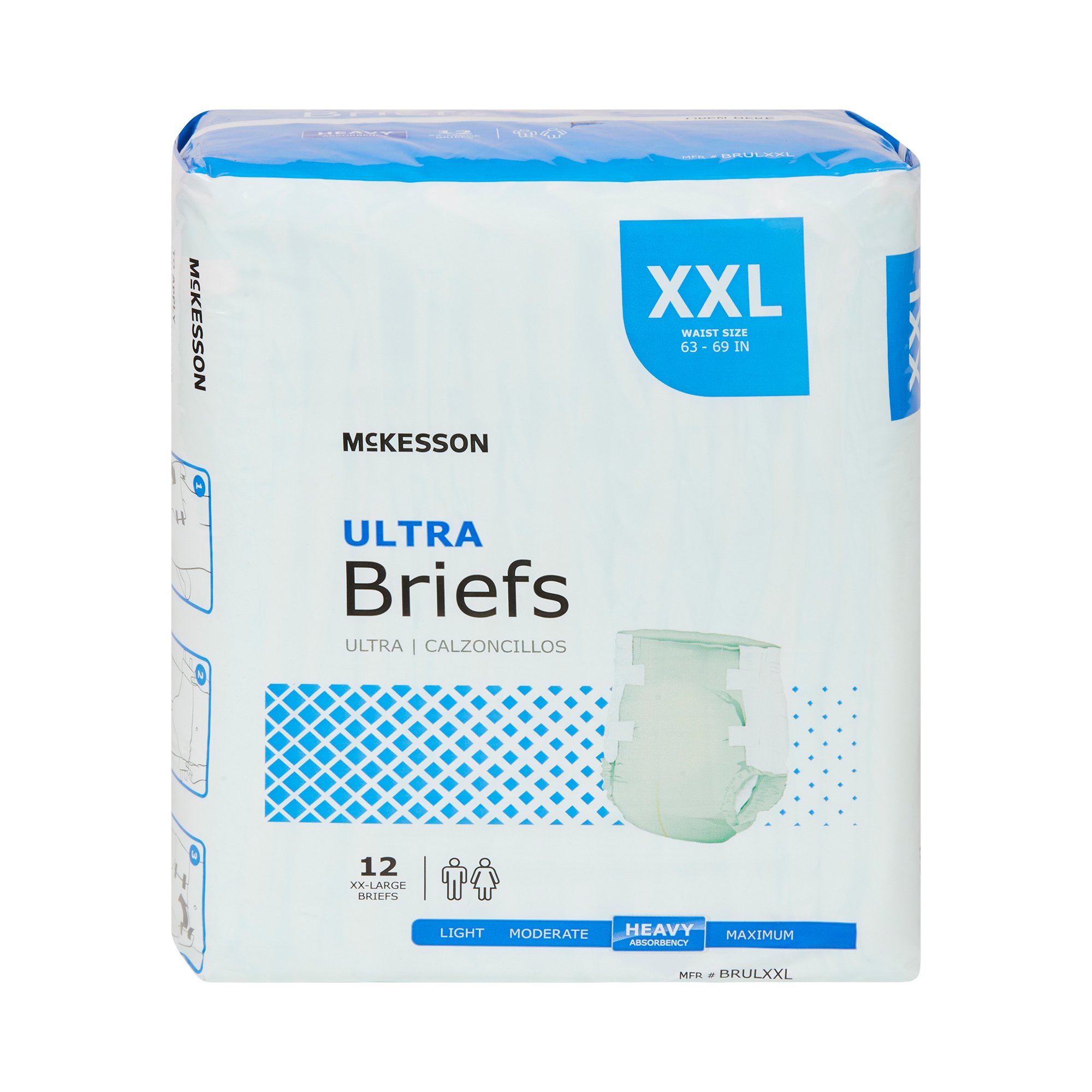 McKesson Ultra Heavy Absorbency Incontinence Brief, 2X-Large - Image 6