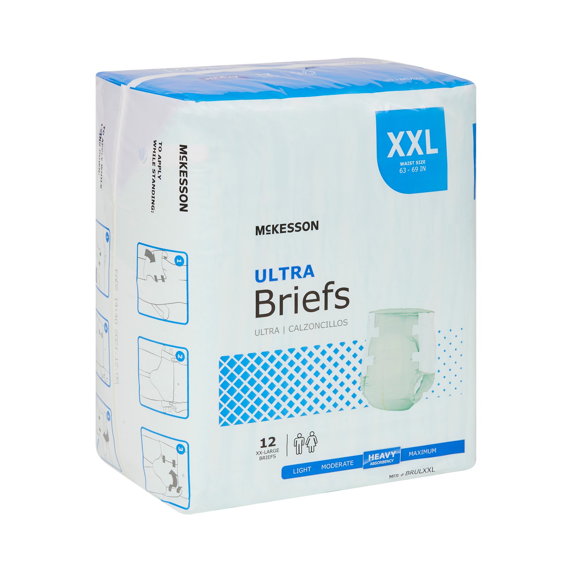 McKesson Ultra Heavy Absorbency Incontinence Brief, 2X-Large - Image 7