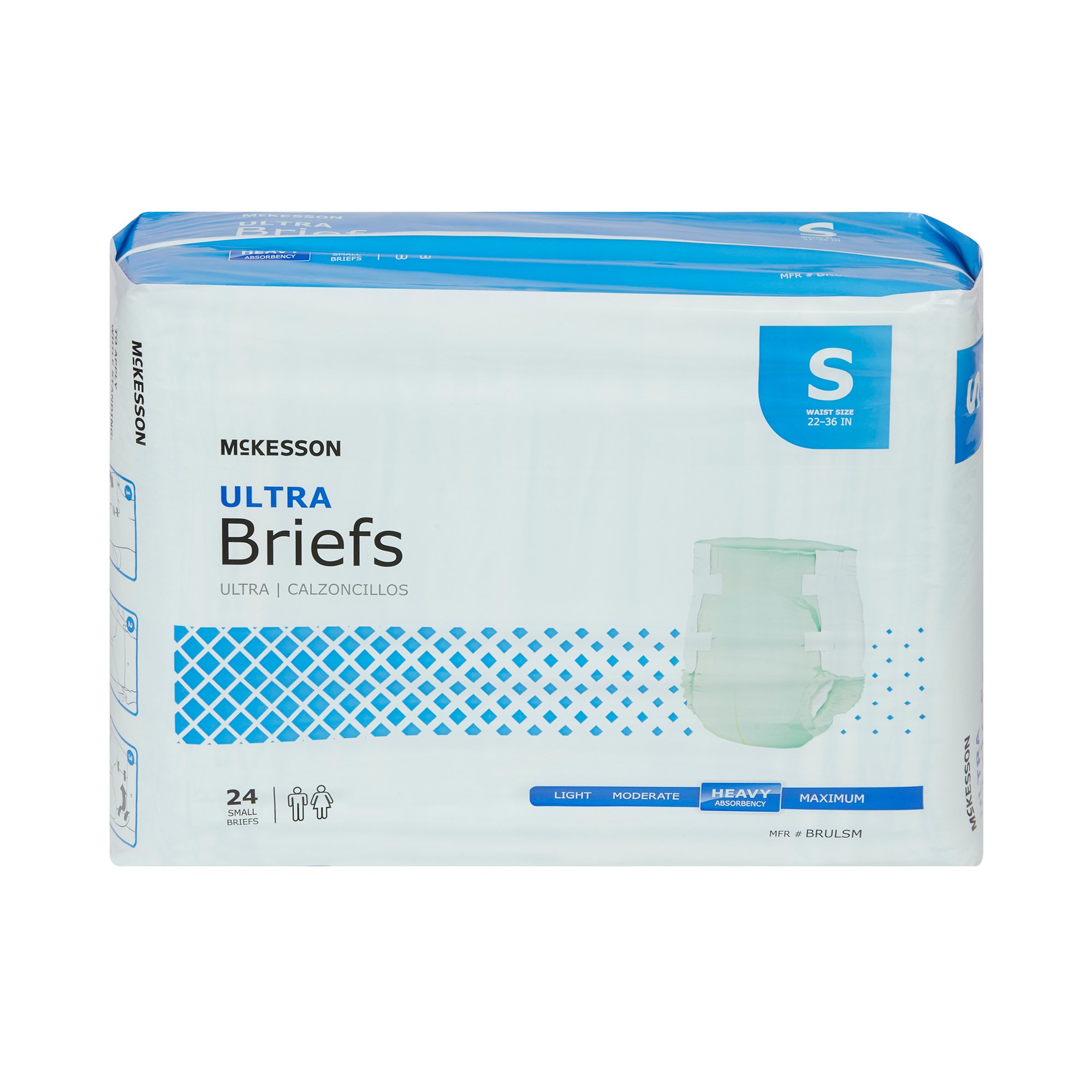McKesson Ultra Heavy Absorbency Incontinence Brief, Small - Image 6