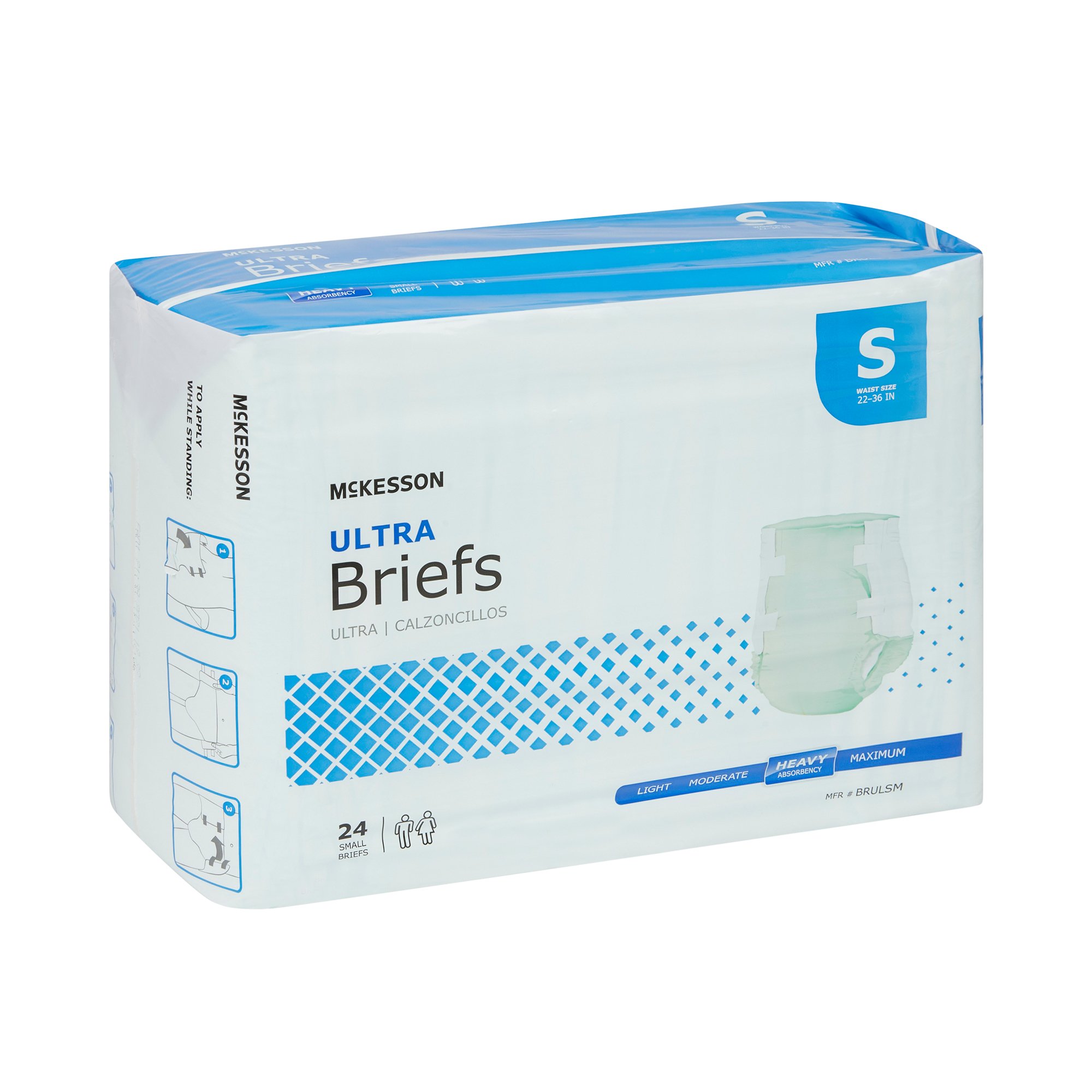 McKesson Ultra Heavy Absorbency Incontinence Brief, Small - Image 7