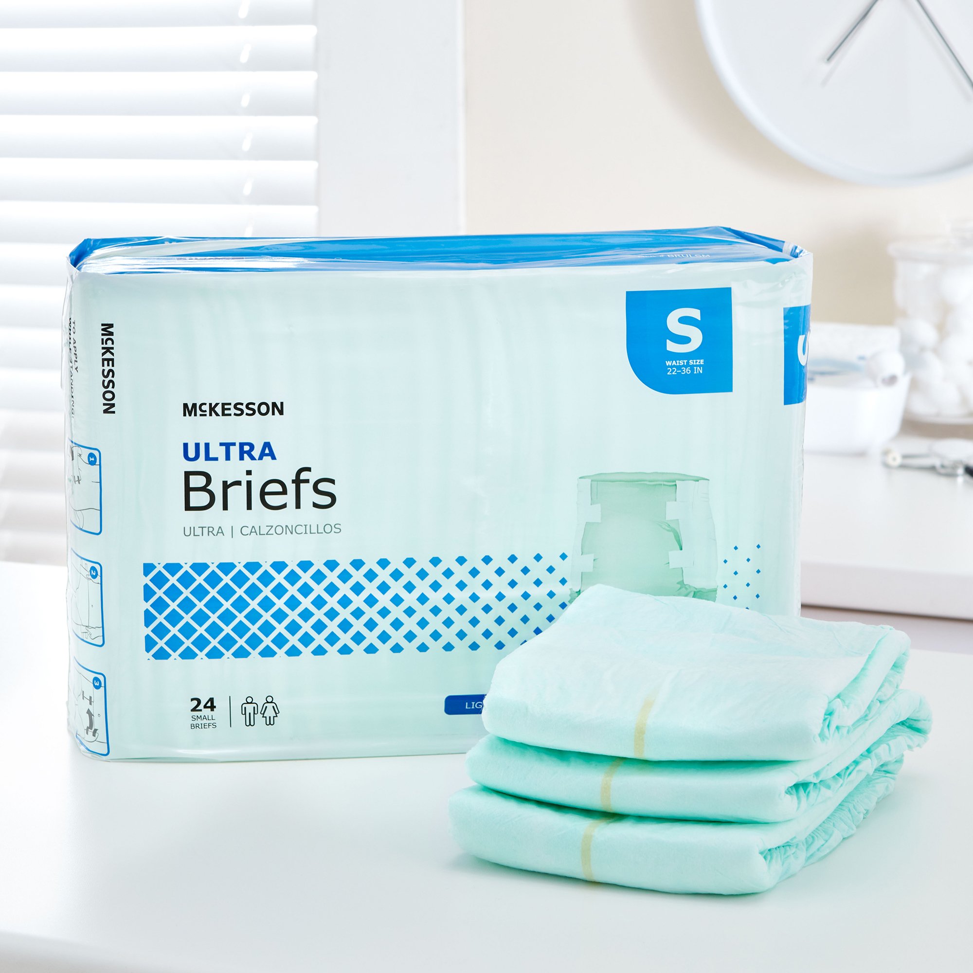McKesson Ultra Heavy Absorbency Incontinence Brief, Small - Image 9