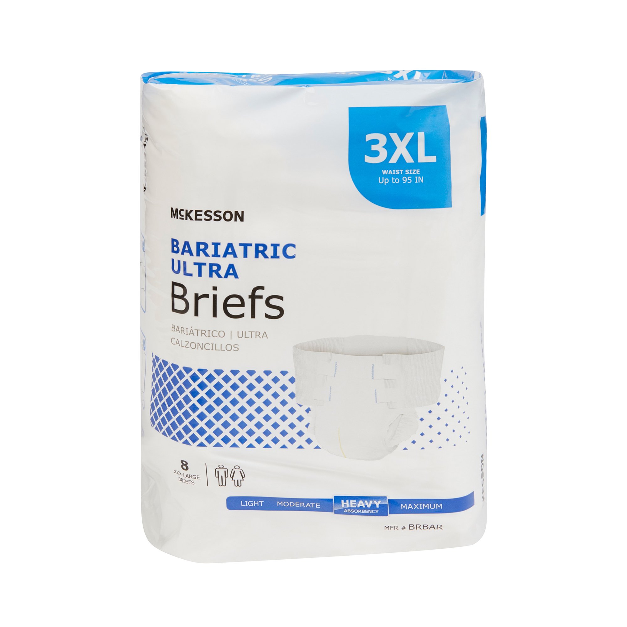 McKesson Ultra Heavy Absorbent Incontinence Brief, Bariatric - Image 6