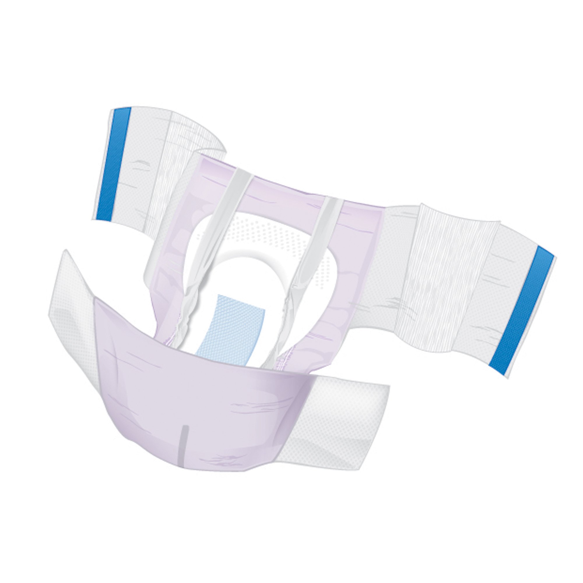 McKesson Ultra Plus Stretch Heavy Absorbency Incontinence Brief, Medium/Regular - Image 2