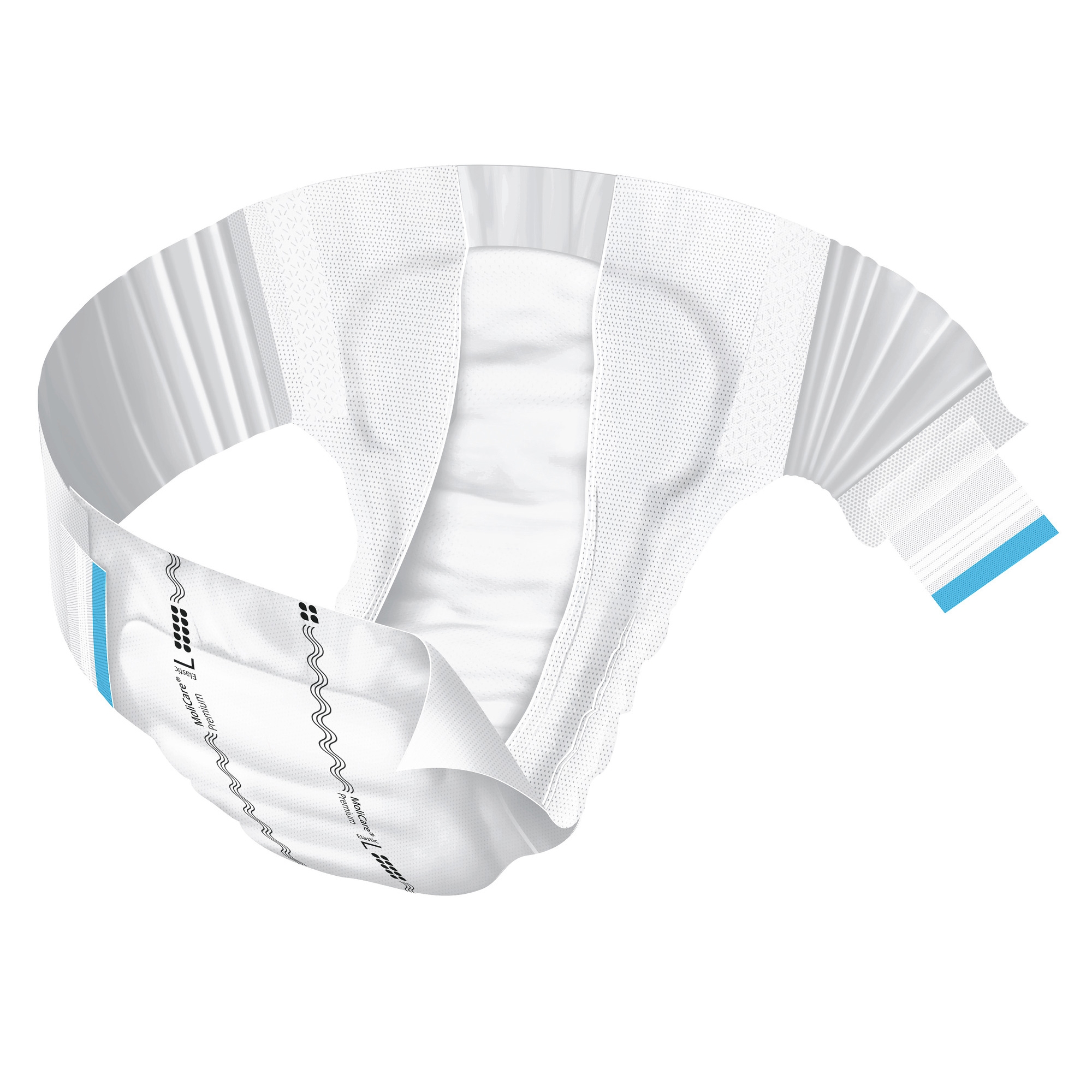 MoliCare® Premium Elastic 10 Drop Absorbency Incontinence Briefs, Large - Image 2