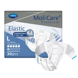 MoliCare® Premium Elastic 6 Drop Absorbency Incontinence Briefs, Large
